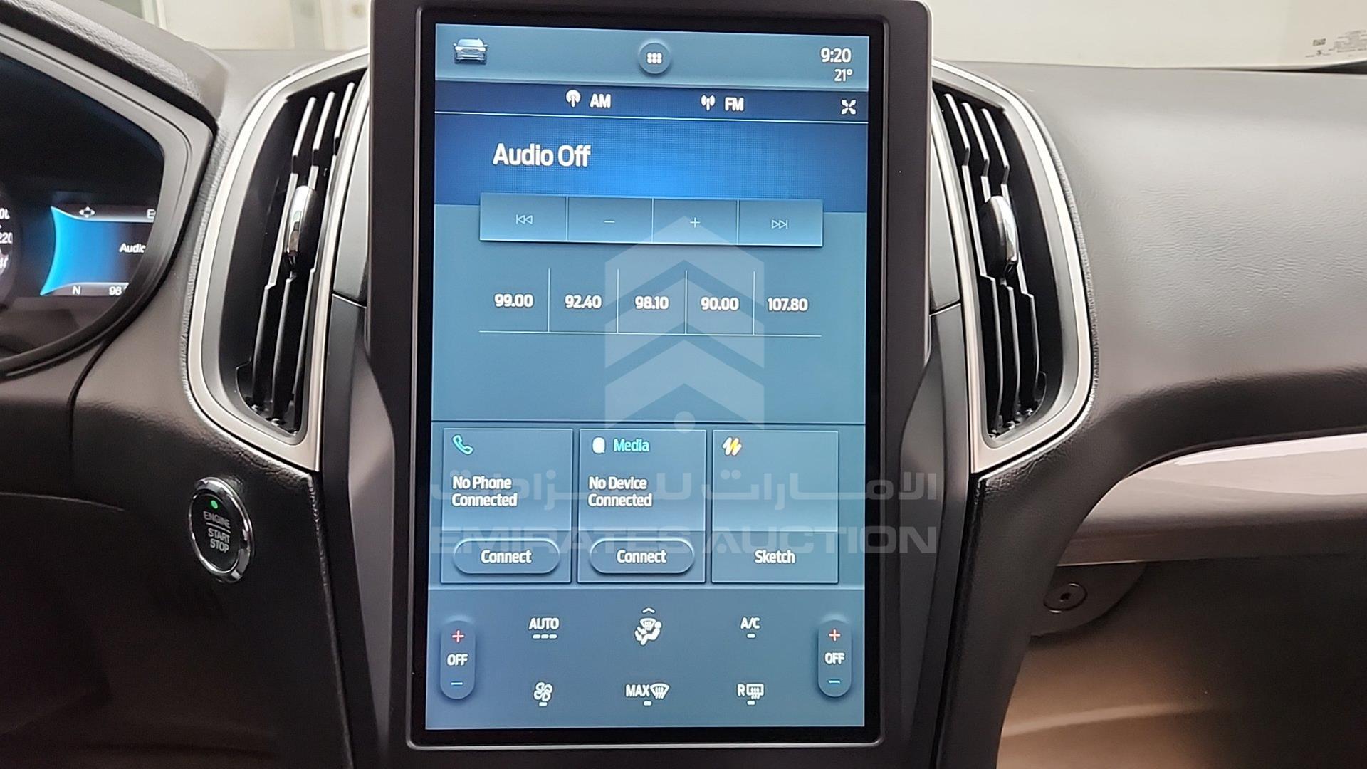 2022 FORD EDGE VIN: 2FMPK3G99NBA37001