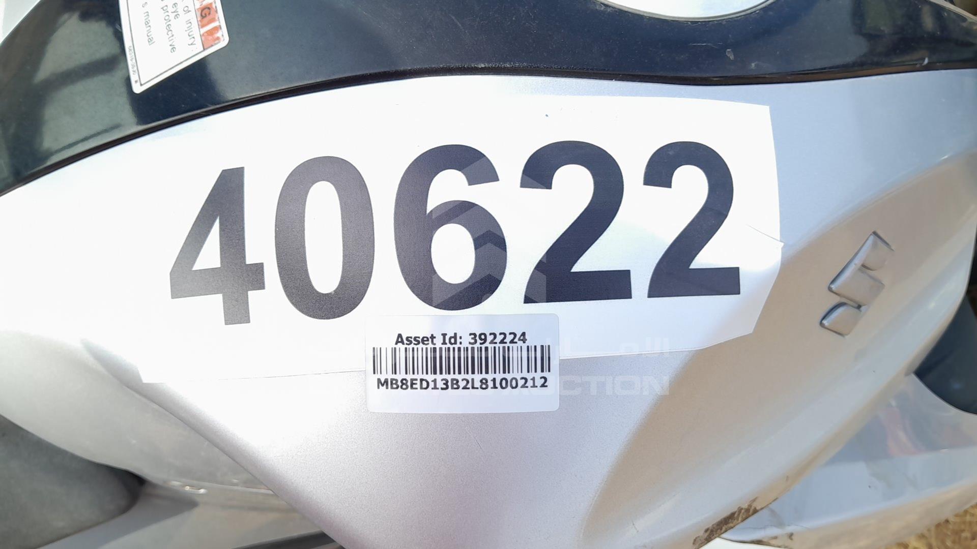 2020 SUZUKI MOTORBIKE VIN: MB8ED13B2L8100212