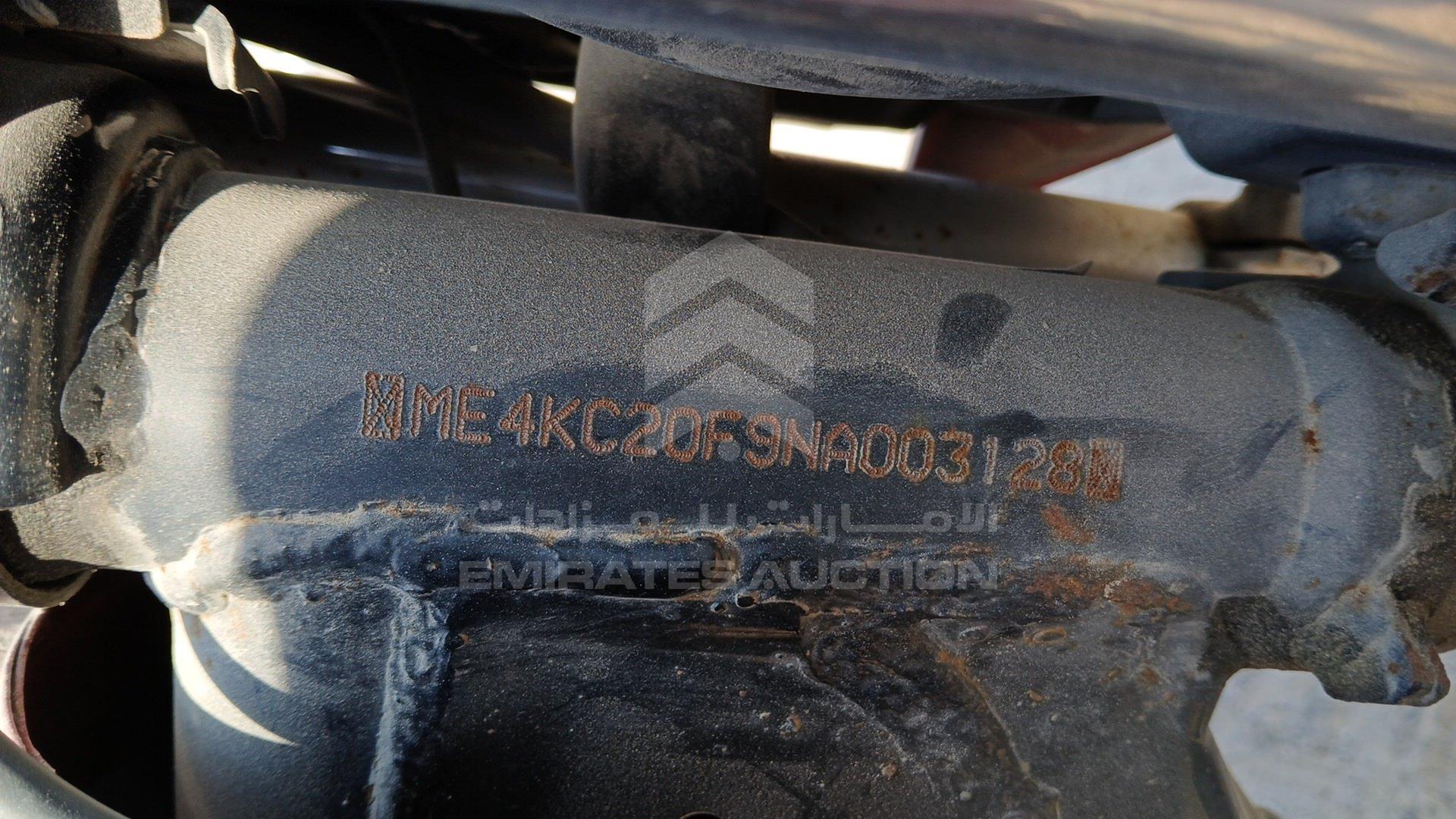 2022 HONDA UNICORN VIN: ME4KC20F9NA003128
