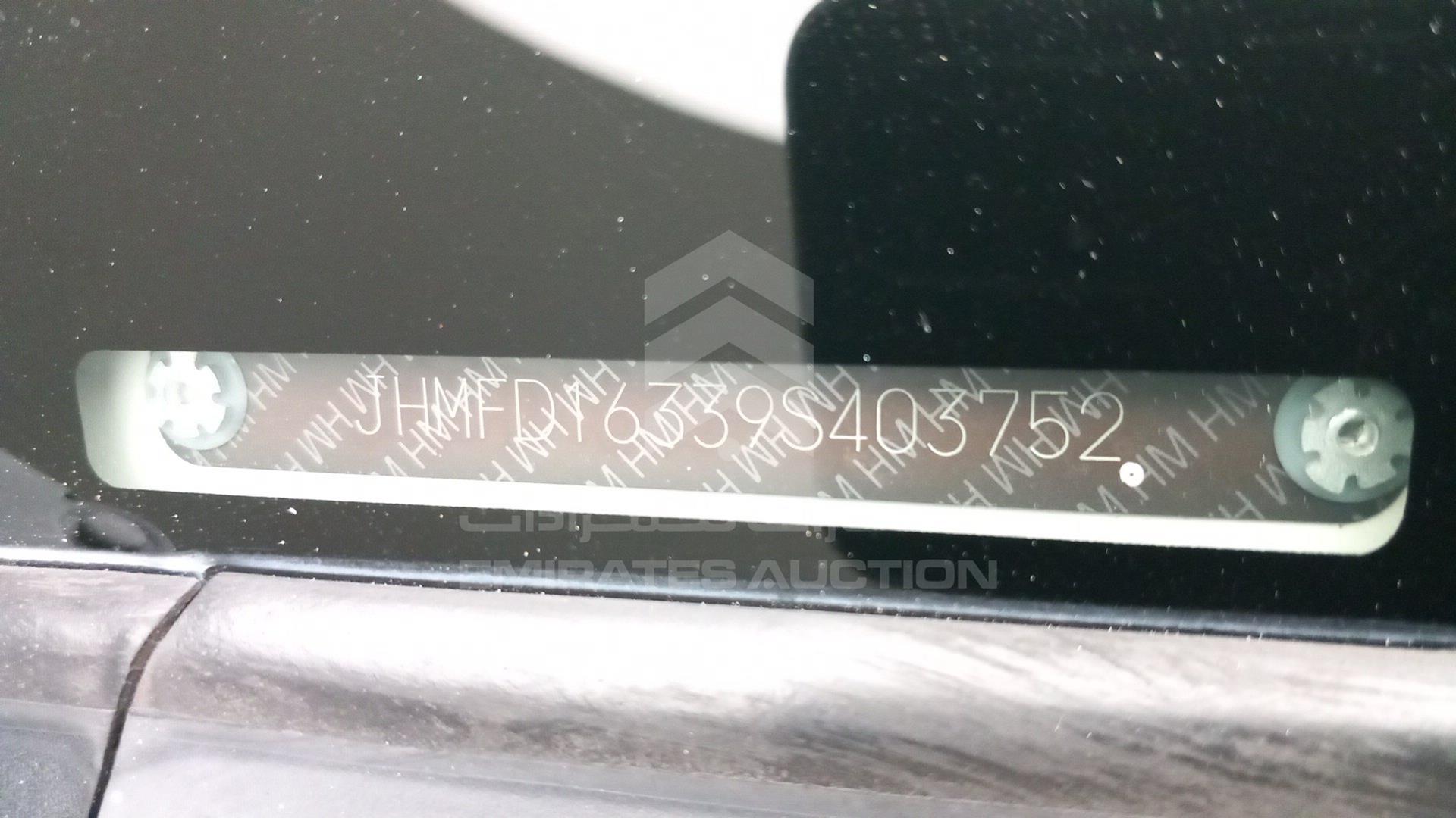 2009 HONDA CIVIC VIN: JHMFD16339S403752