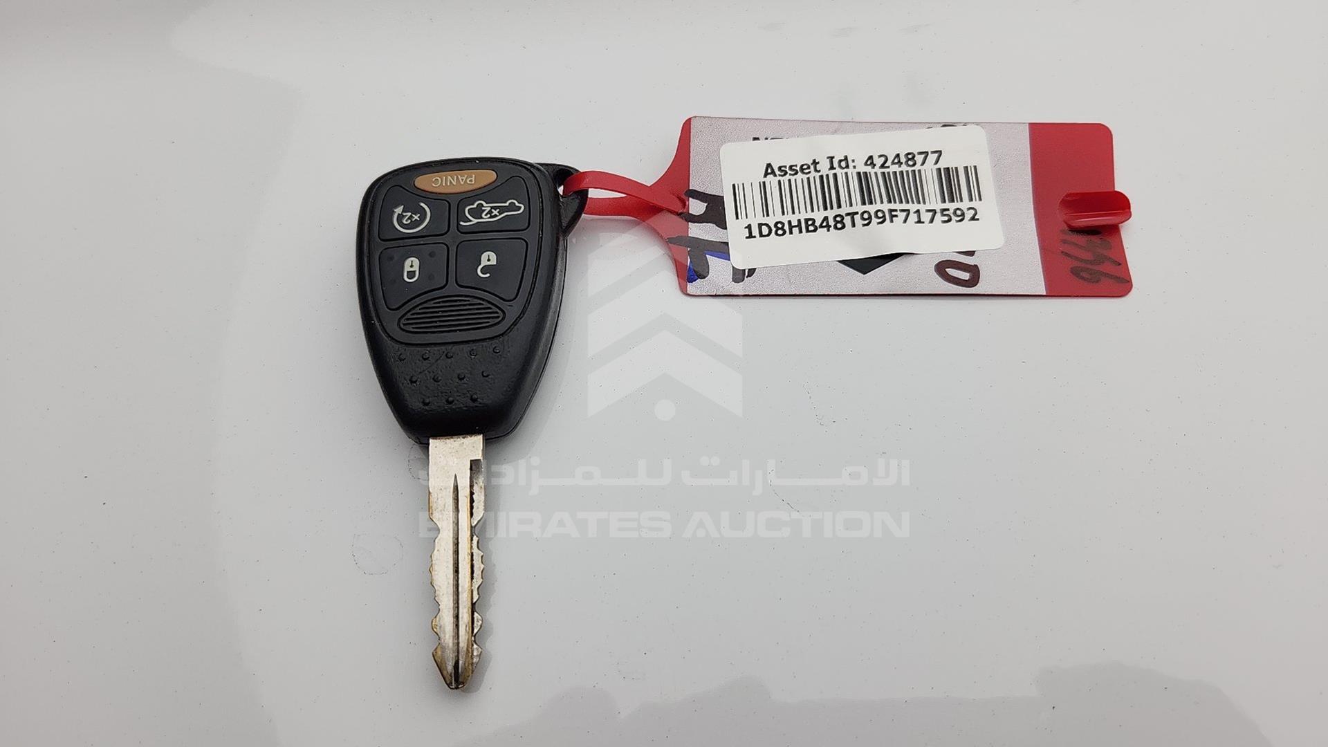 2009 DODGE DURANGO VIN: 1D8HB48T99F717592