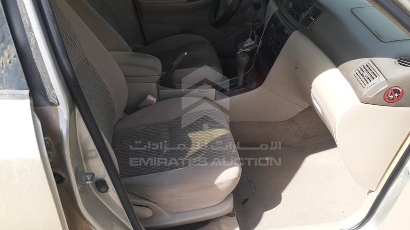 JTDBR22E163146269 Auction: EmiratesAuction Lot: 405849 JTDBR22E163146269 Toyota Corolla 2006 GOLD Photo 23