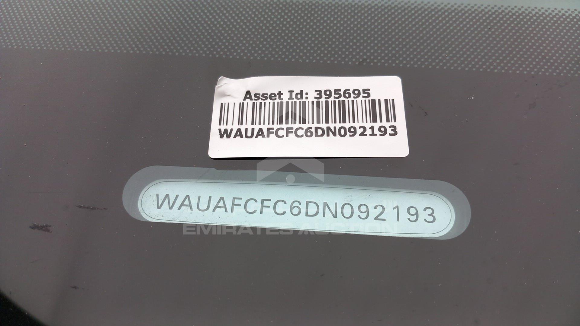 2013 AUDI A6 VIN: WAUAFCFC6DN092193