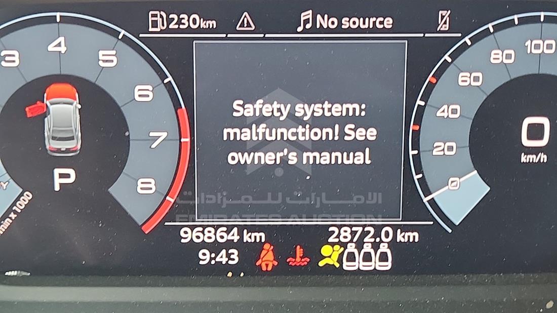 اودي ايه 3 2024 — قراءة العداد — صورة 2