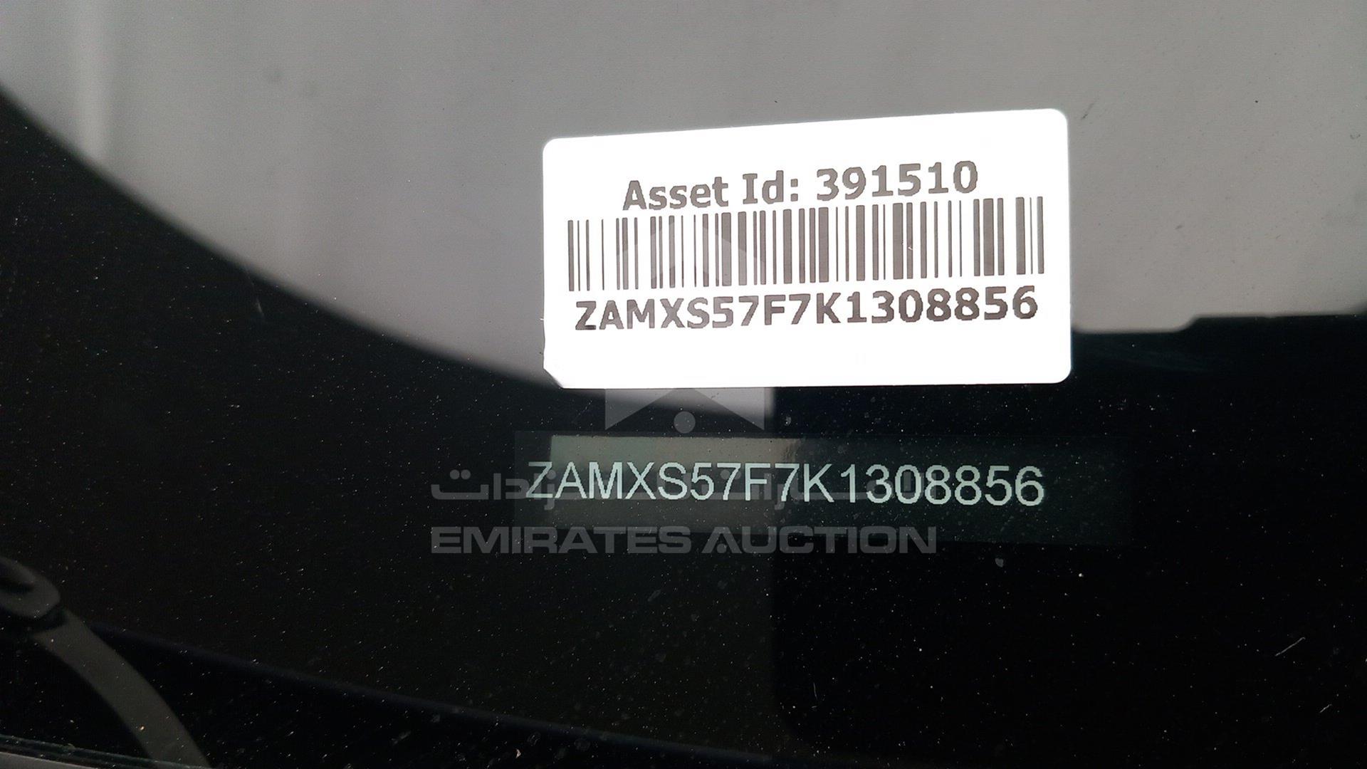 2019 MASERATI GHIBLI VIN: ZAMXS57F7K1308856