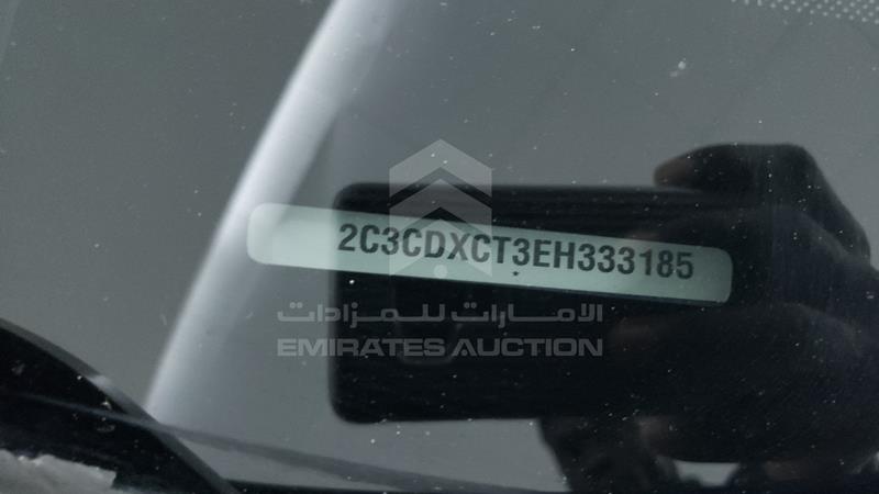 VIN: 2C3CDXCT3EH333185 Auction: EmiratesAuction Lot: 347999 2C3CDXCT3EH333185 Dodge Charger 2014 BLUE Photo 3