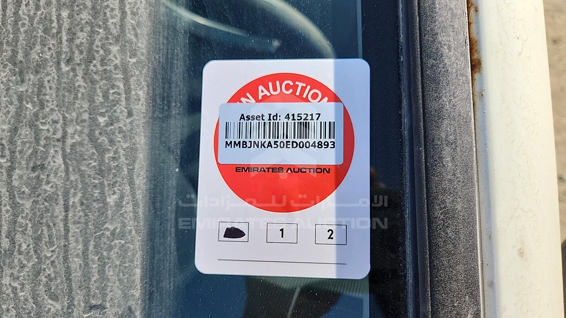 2014 MITSUBISHI L 200 VIN: MMBJNKA50ED004893