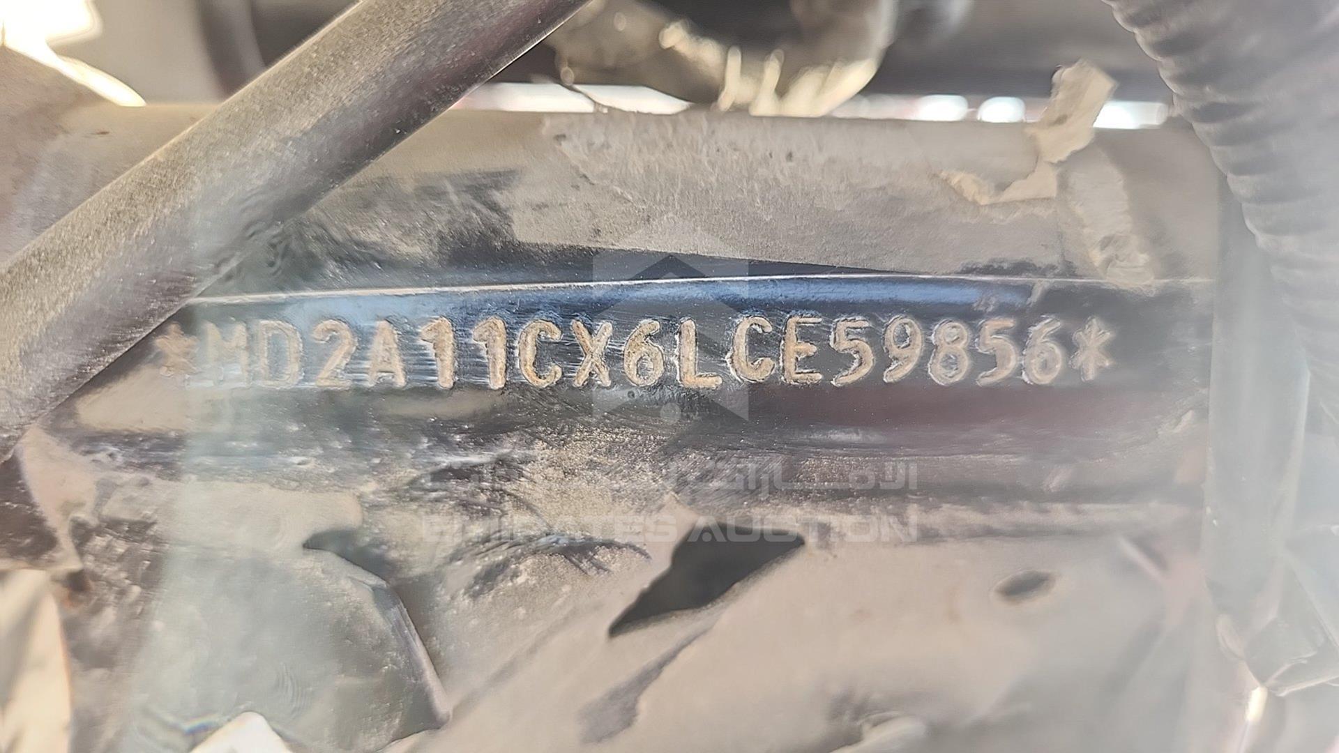 0 BAJAJ PULSAR VIN: MD2A11CX6LCE59856