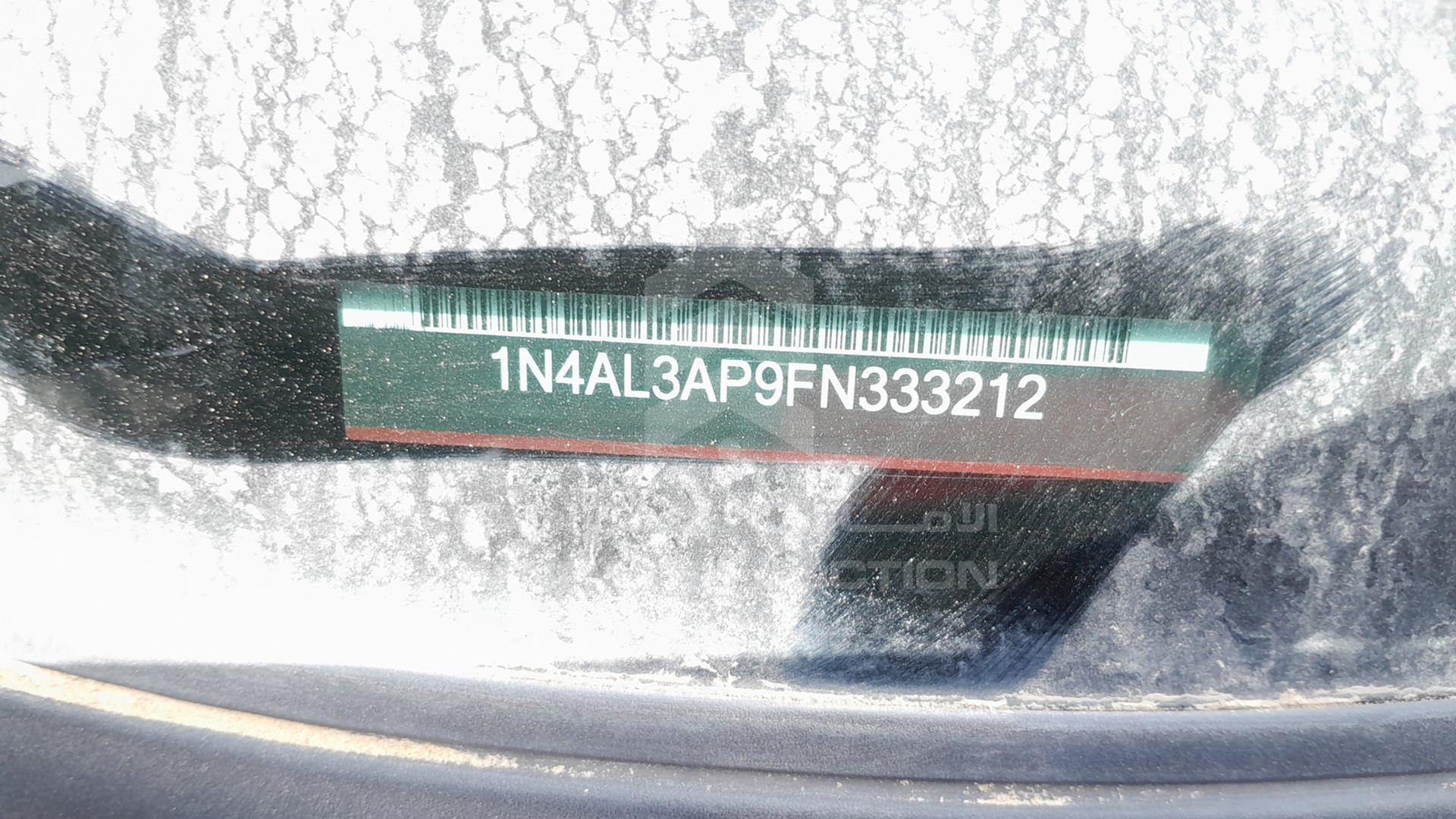 2015 NISSAN ALTIMA VIN: 1N4AL3AP9FN333212