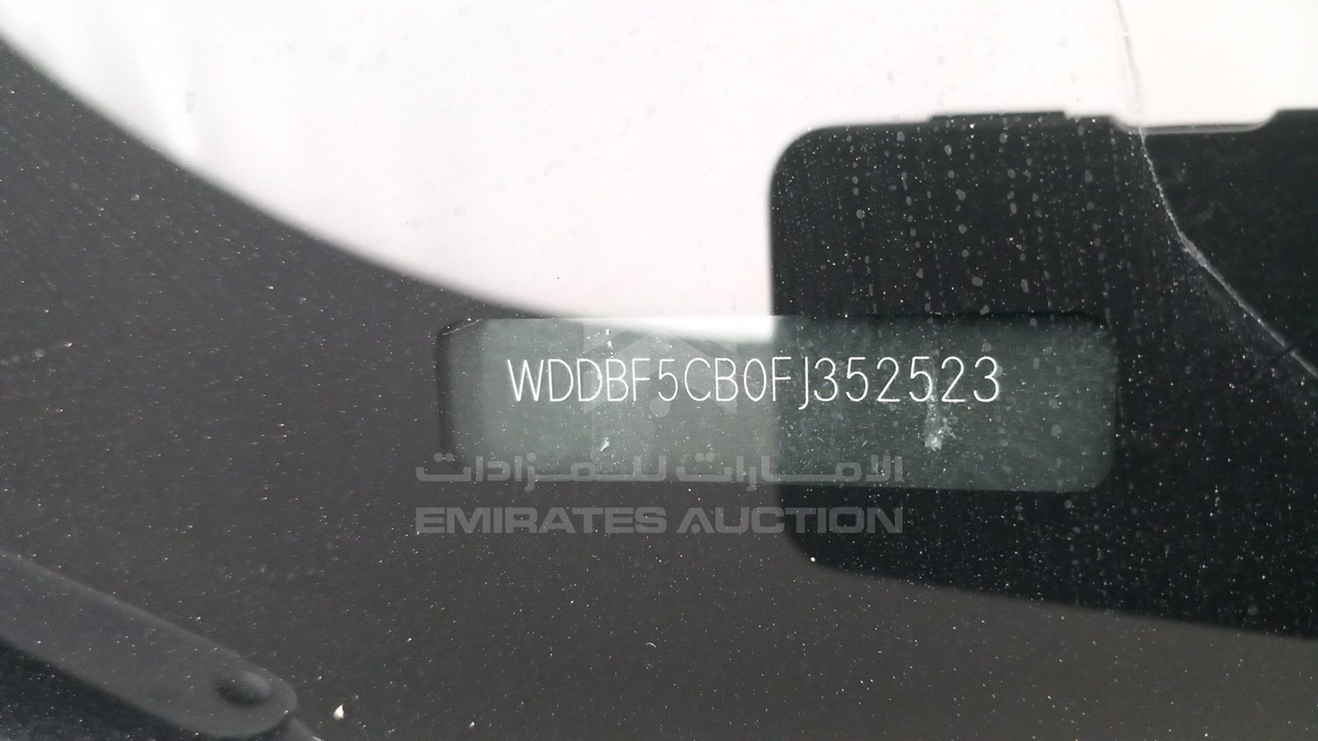 2015 MERCEDES A 45 AMG VIN: WDDBF5CB0FJ352523