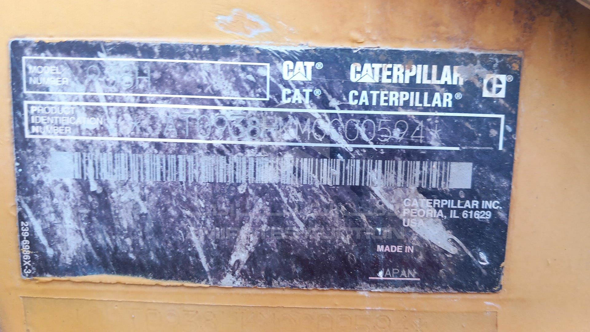 2015 CATERPILLAR 938H VIN: CAT0938HKMCC00594