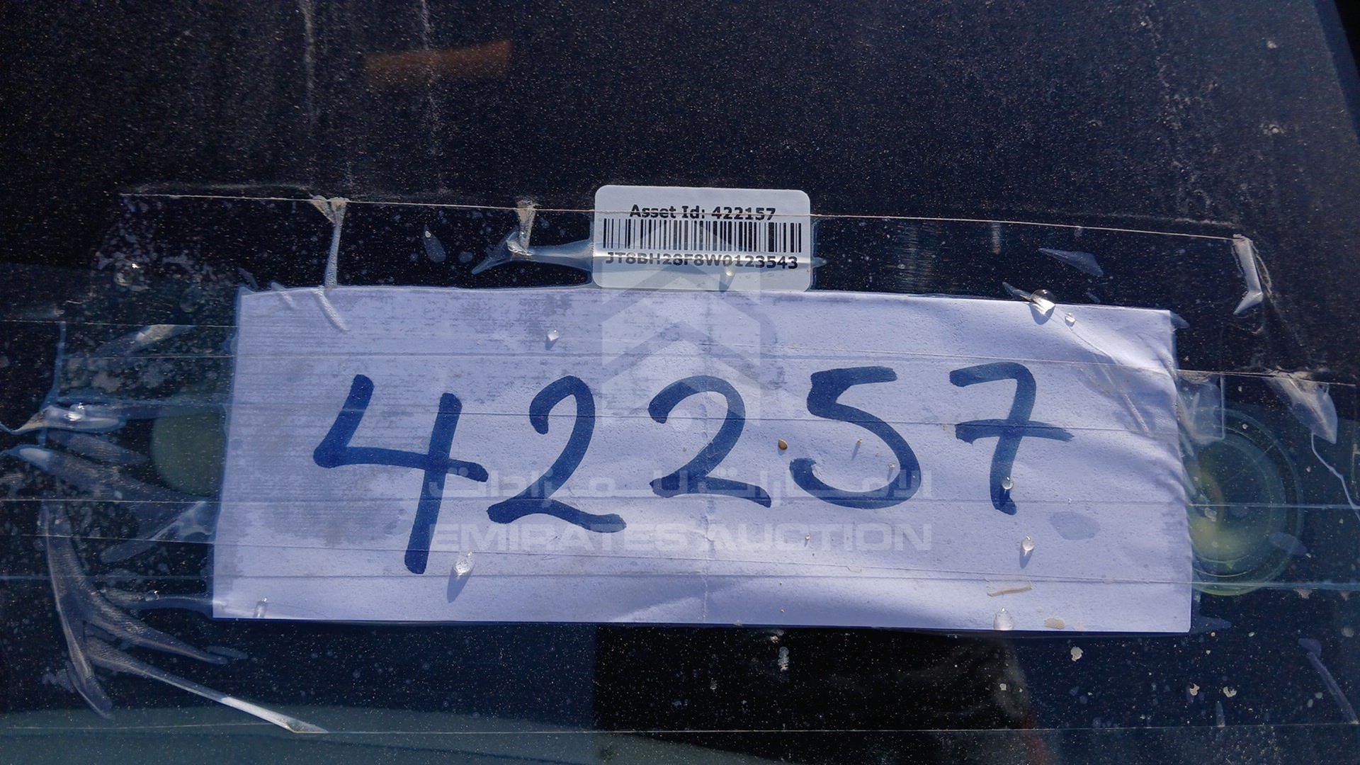 1998 LEXUS LS400 VIN: JT8BH28F8W0123543