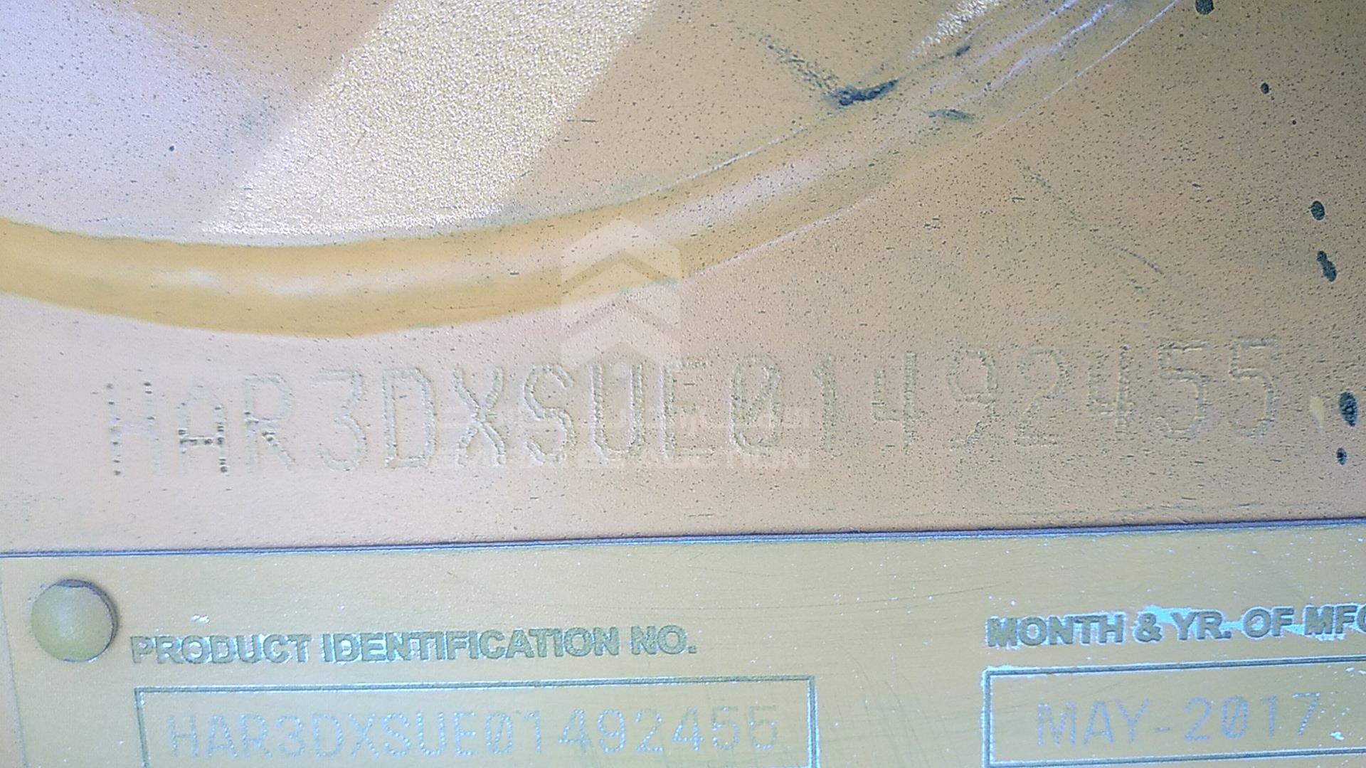 2017 JCB 3DX VIN: HAR3DXSUE01492455