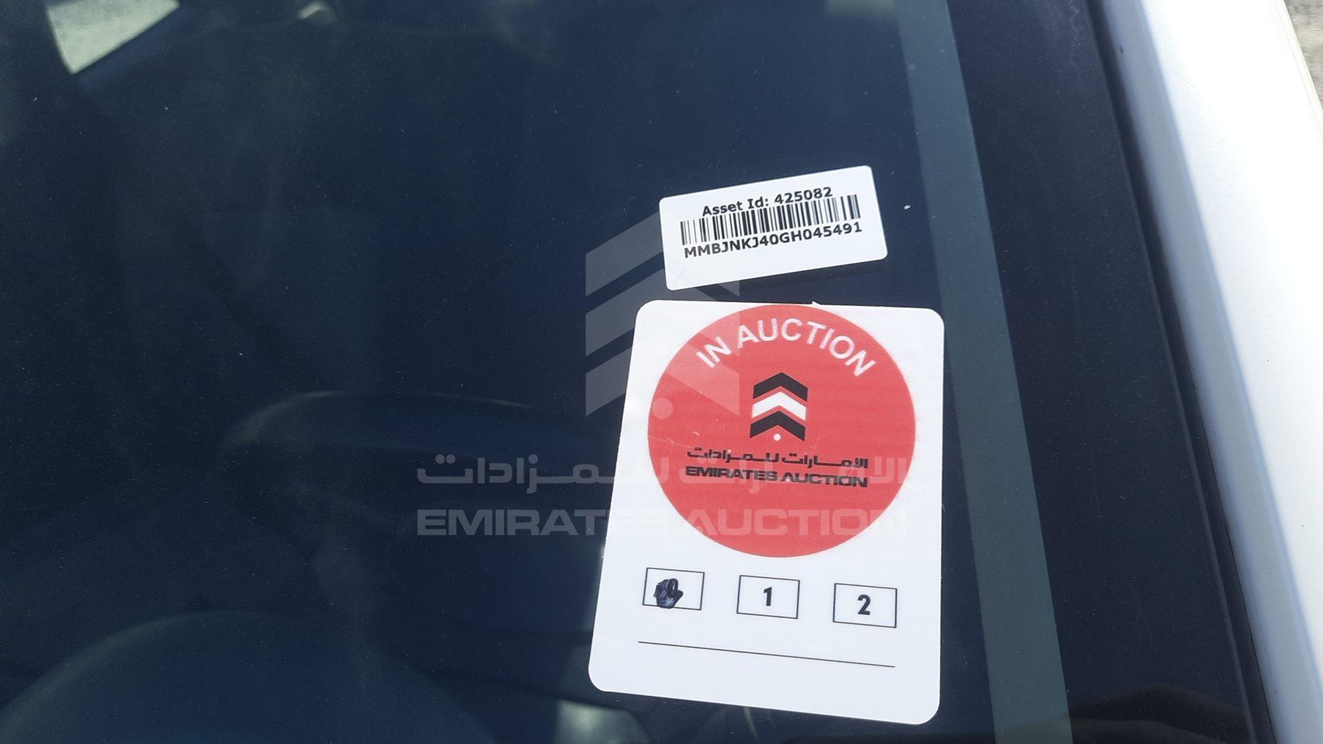 2016 MITSUBISHI L 200 VIN: MMBJNKJ40GH045491