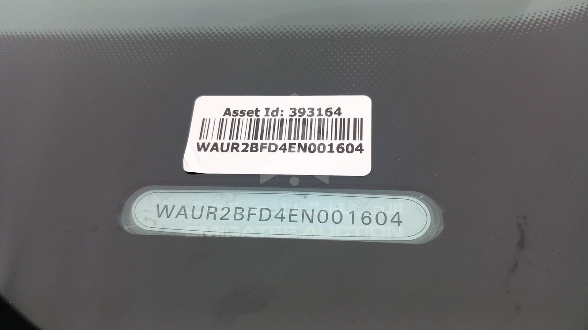 2014 AUDI A8 VIN: WAUR2BFD4EN001604