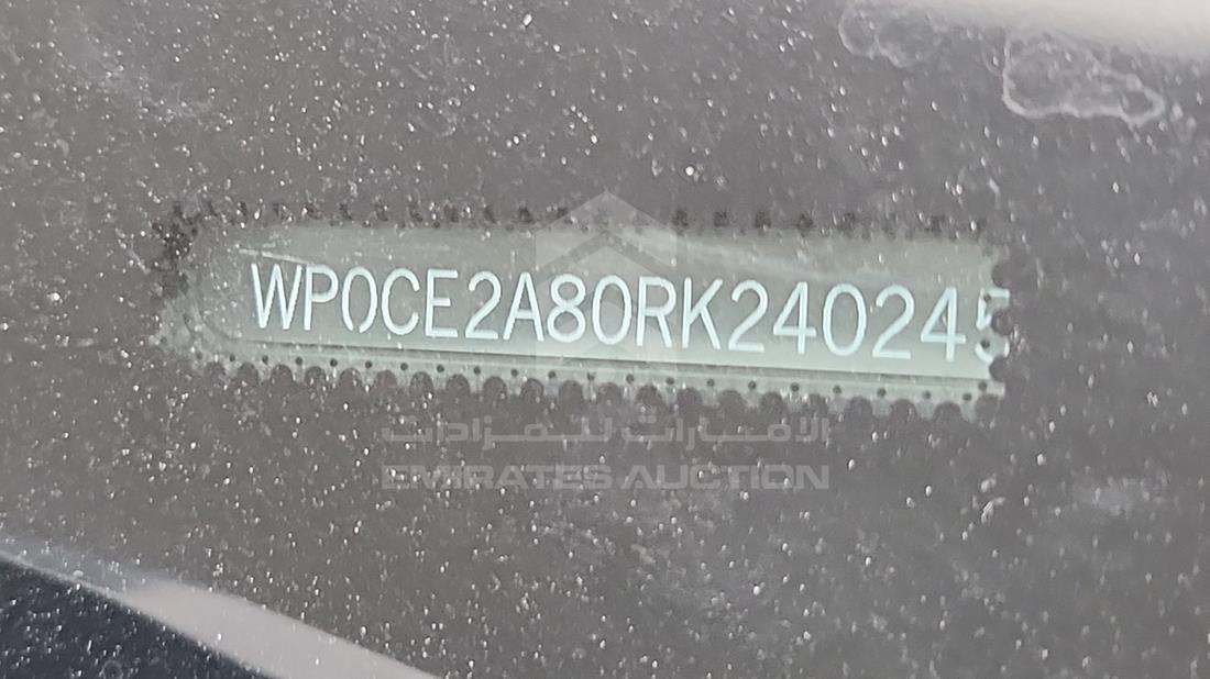 2024 Porsche 718 SPYDER RS — VIN on Frame — Photo 4
