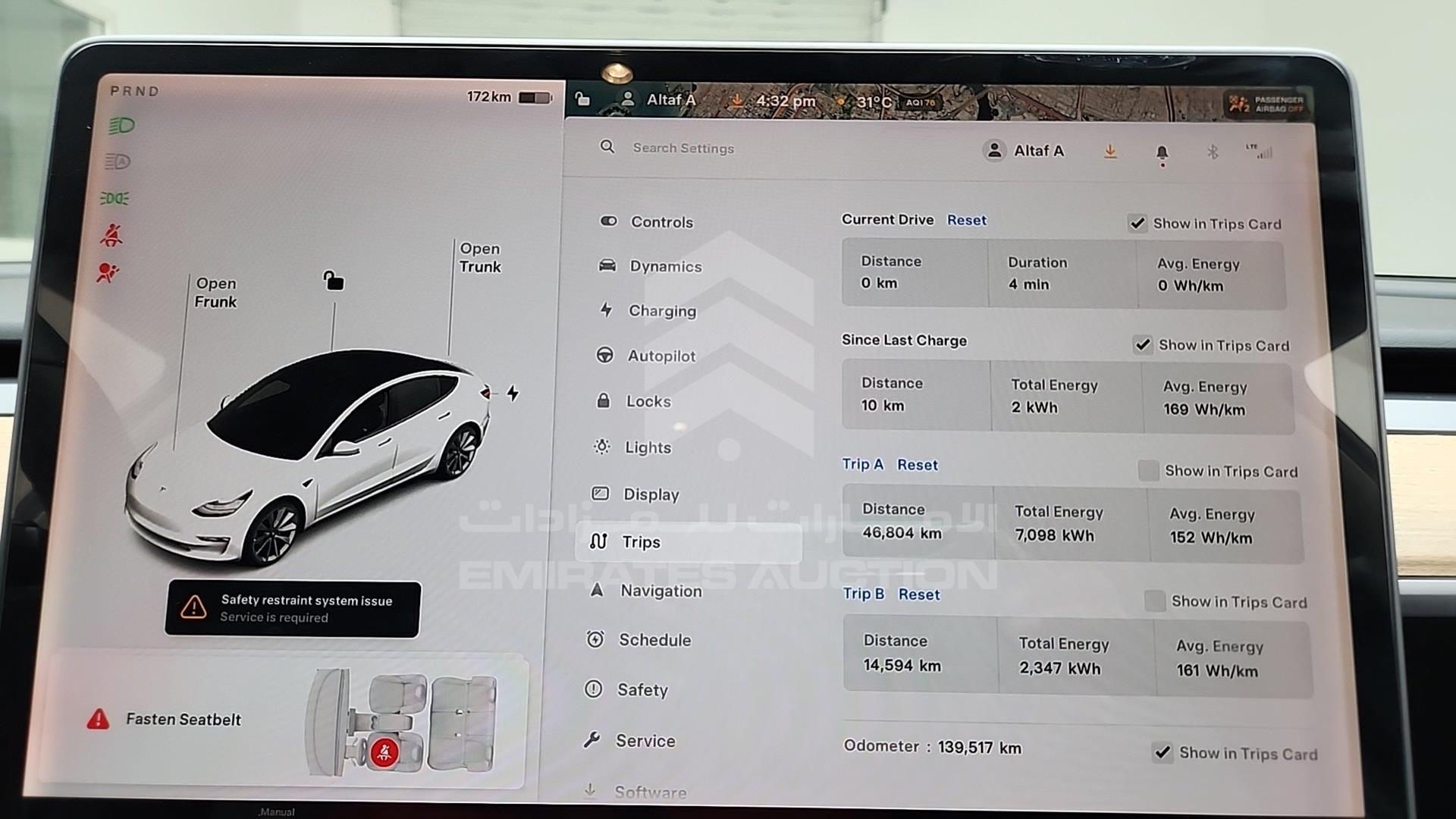 2020 TESLA MODEL 3 VIN: 5YJ3E7EA6LF654080