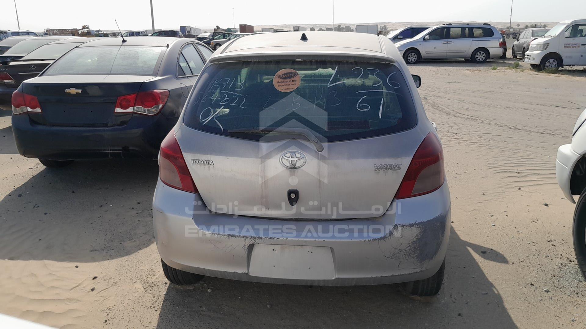 2007 TOYOTA YARIS VIN: JTDKW923675047131