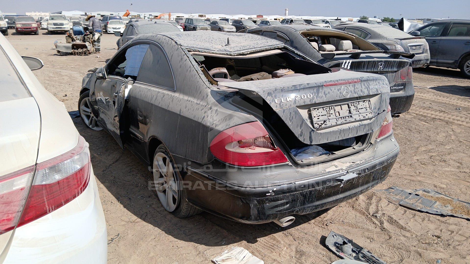 2008 MERCEDES CLK 200 VIN: WDB2093411F236143