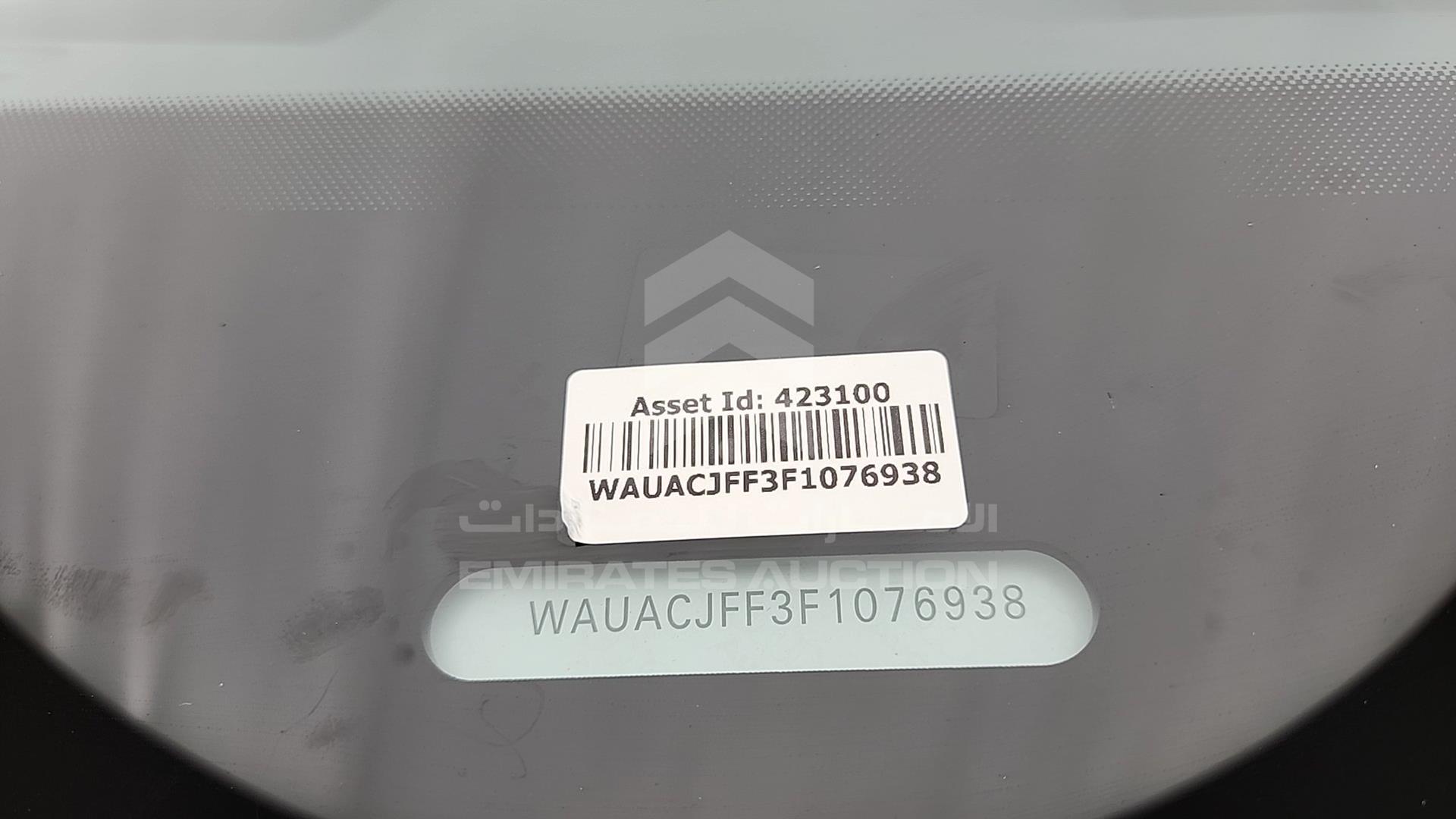 2015 AUDI A3 VIN: WAUACJFF3F1076938