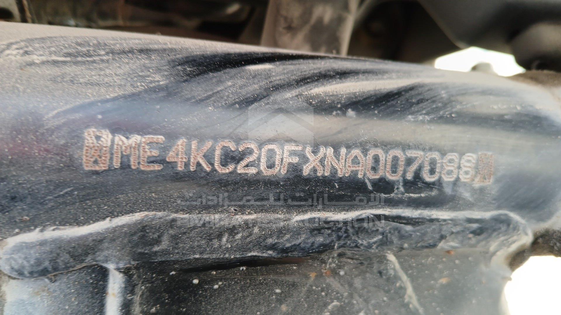 2022 HONDA UNICORN VIN: ME4KC20FXNA007088