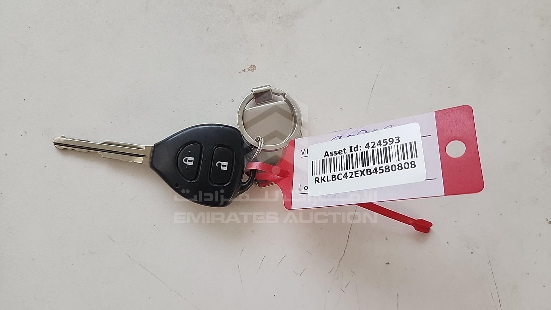 2011 TOYOTA COROLLA VIN: RKLBC42EXB4580808