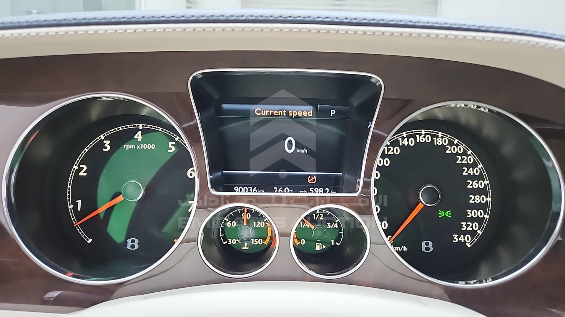 2012 BENTLEY FLYING SPUR VIN: SCBBE53W1CC072662