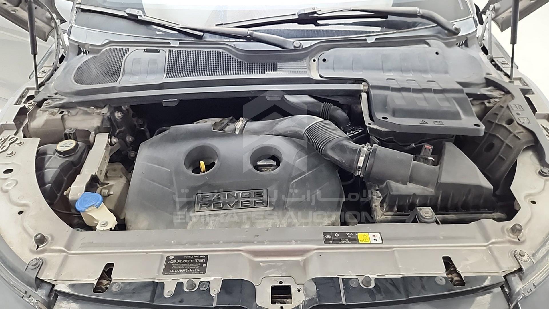 2014 RANGE ROVER EVOQUE VIN: SALVA2BG9EH866614