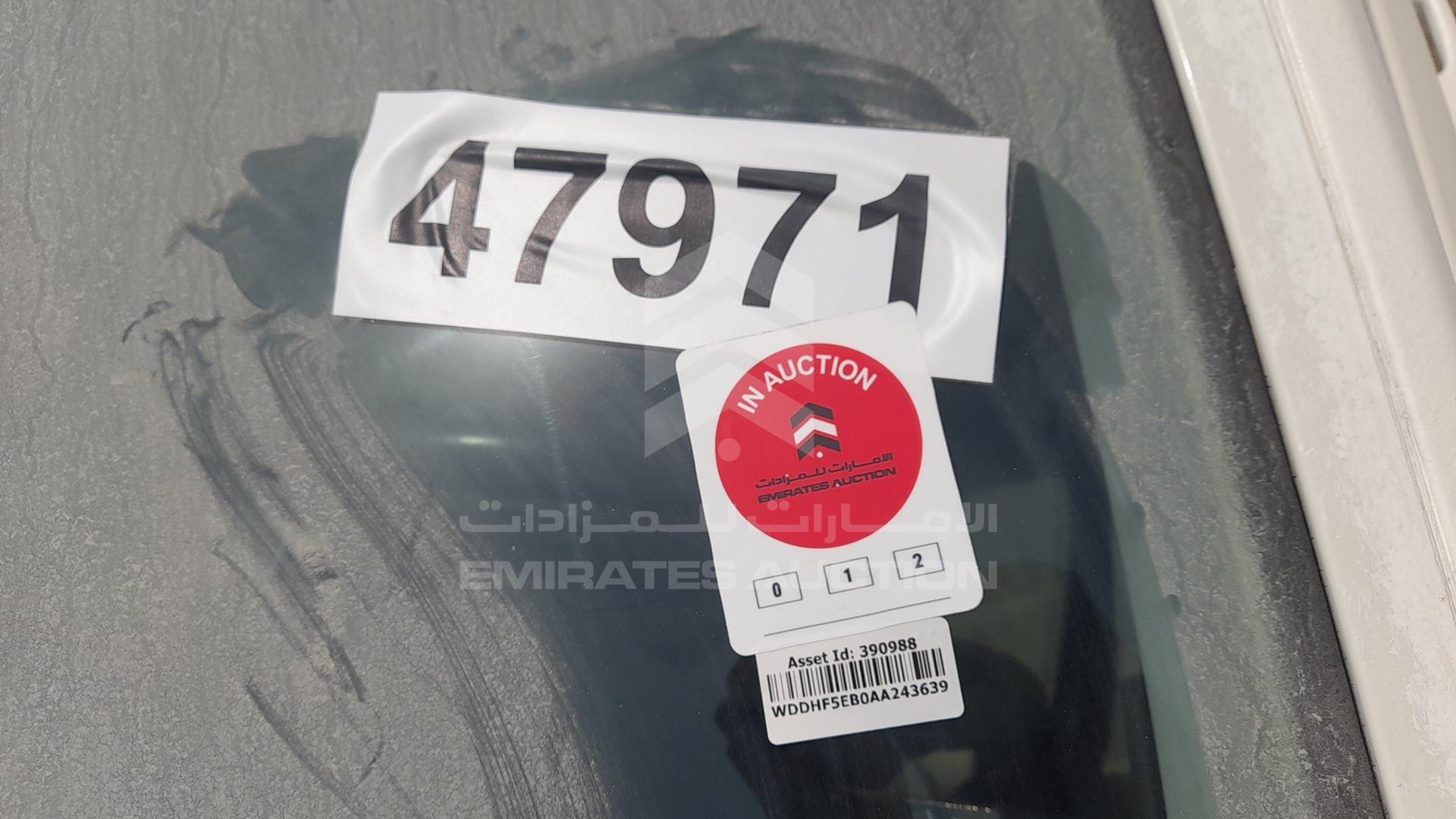 0 MERCEDES --- VIN: WDDHF5EB0AA243639