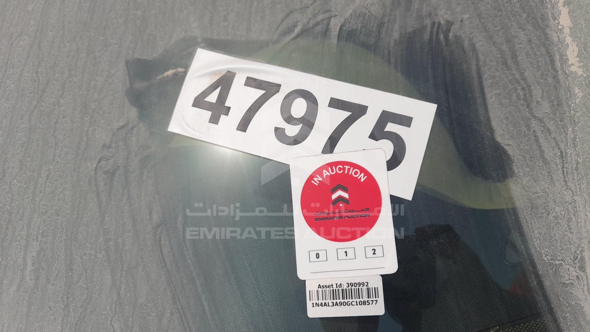 2016 NISSAN ALTIMA VIN: 1N4AL3A90GC108577