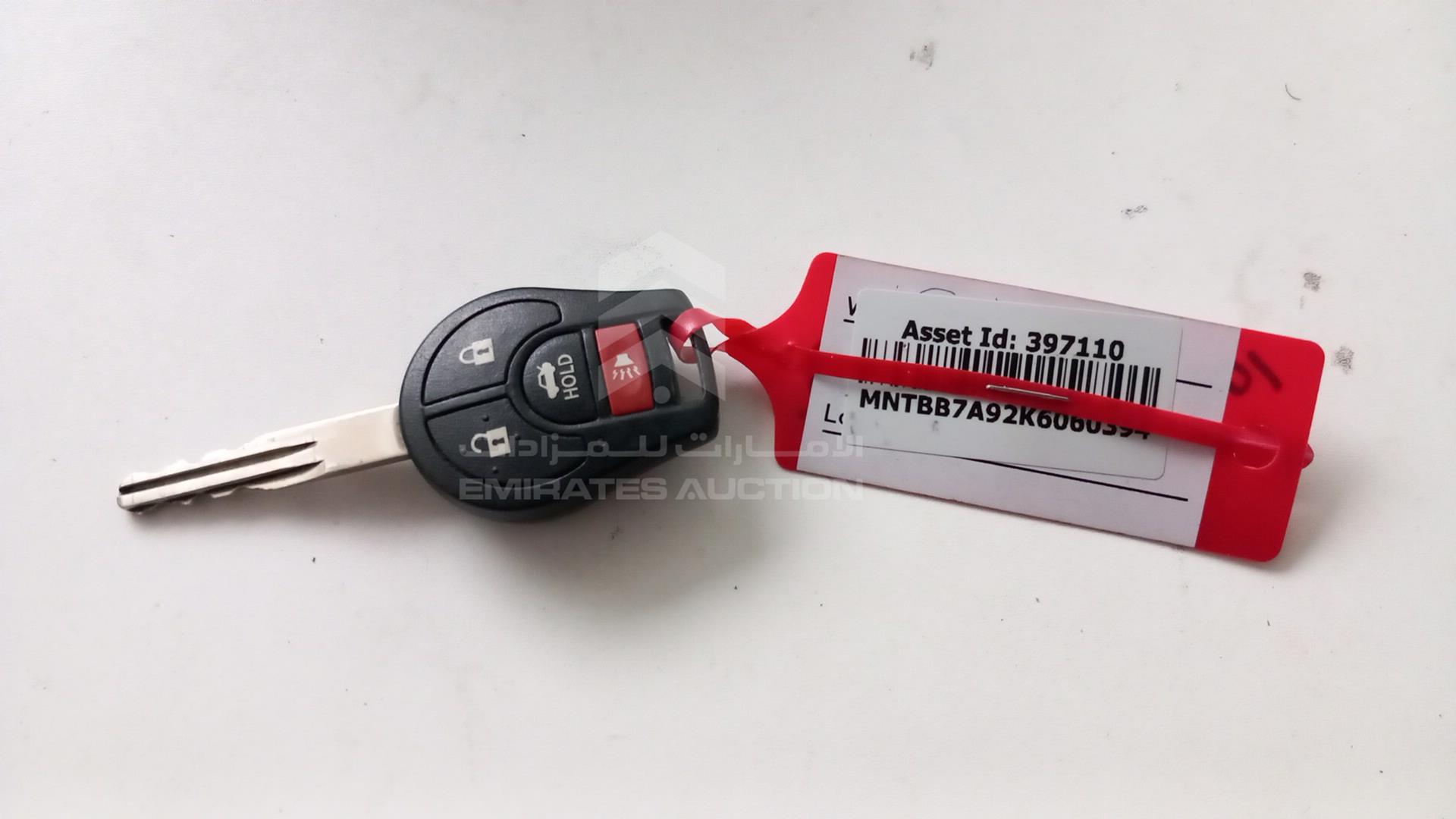 2019 NISSAN SENTRA VIN: MNTBB7A92K6060394