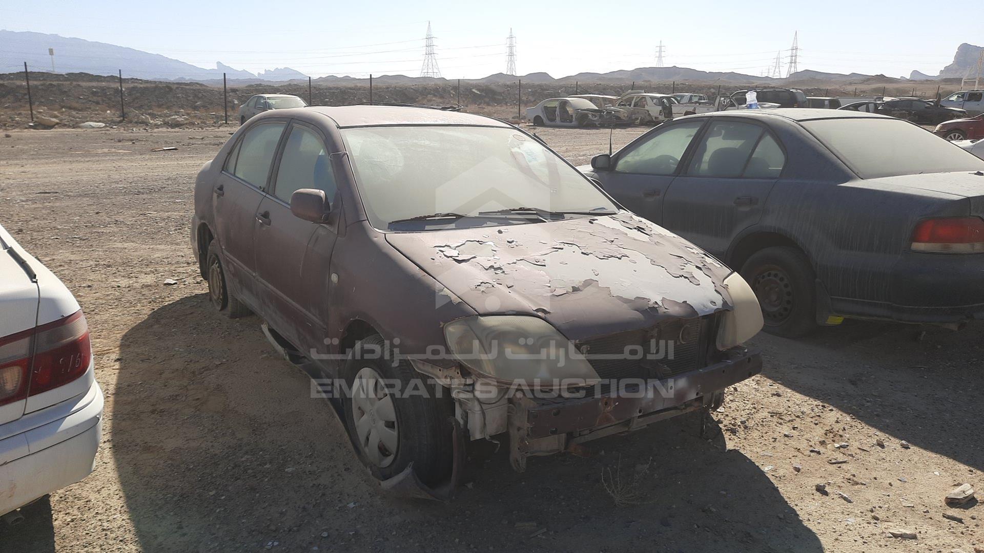 2003 TOYOTA COROLLA VIN: JTDBR23E933058242