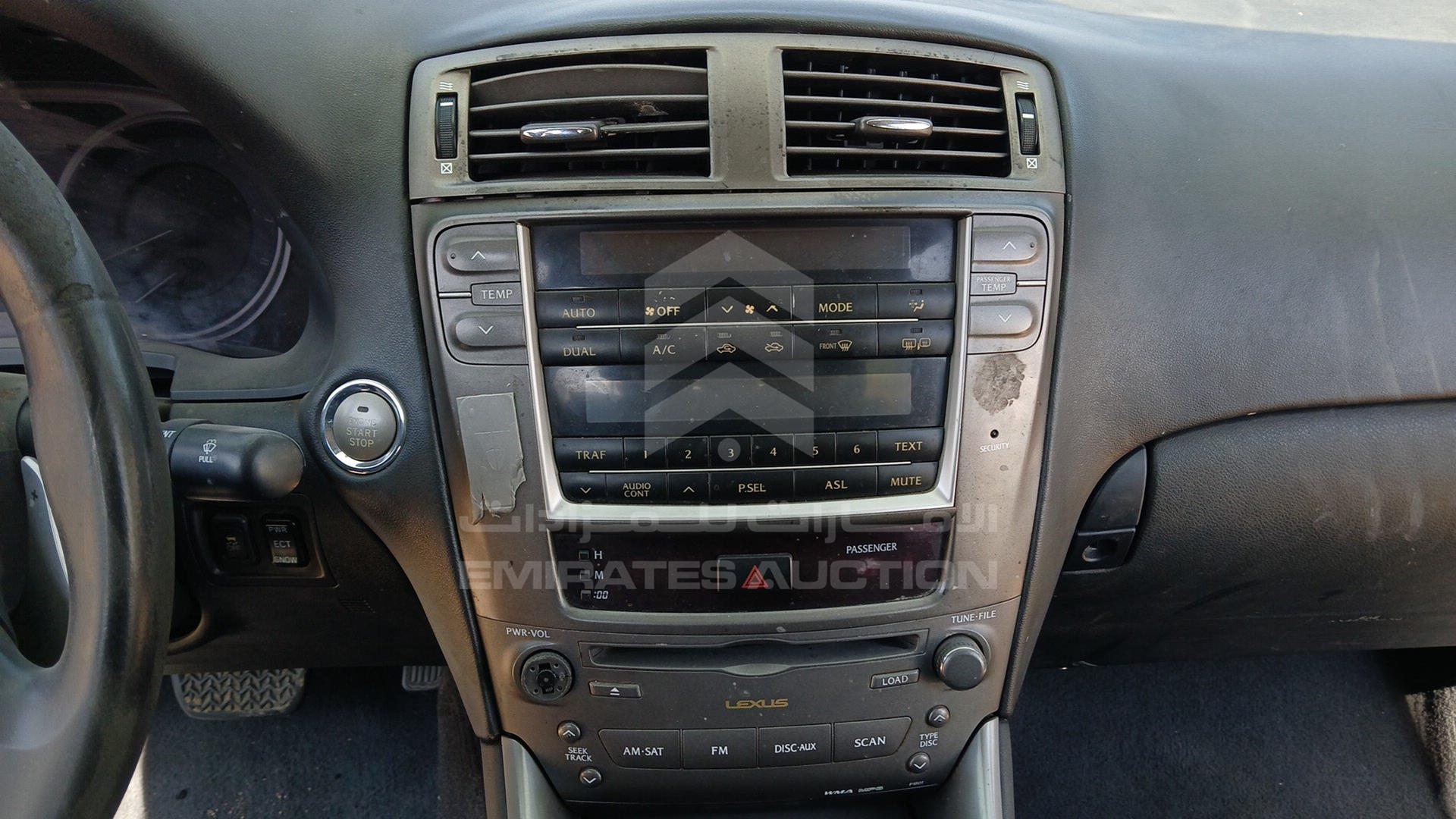 2007 LEXUS IS 250 VIN: JTHBK262775033595