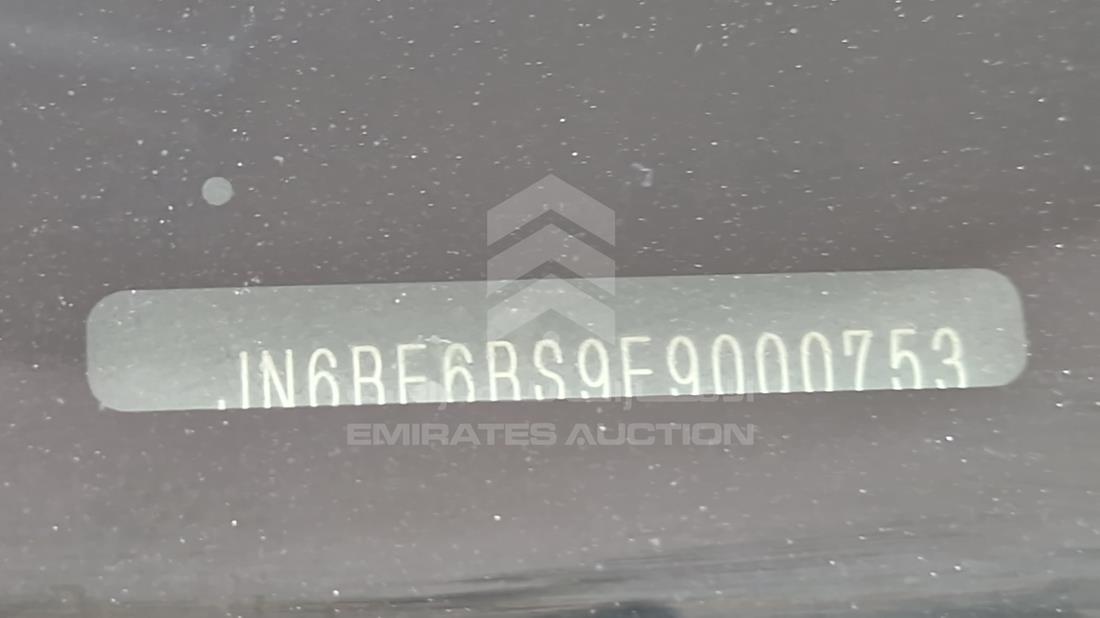 2014 Nissan Urvan — VIN on Frame — Photo 3