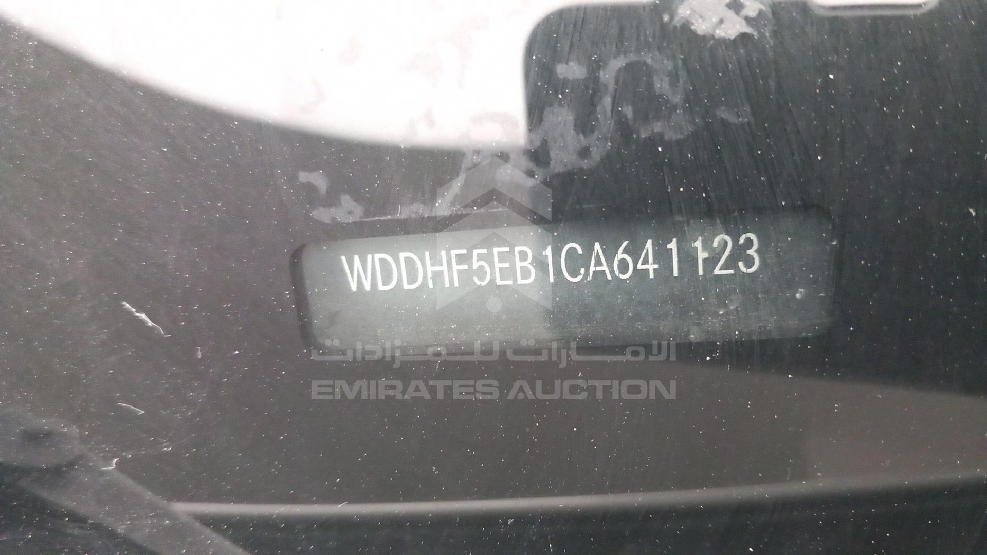 2012 MERCEDES E 300 VIN: WDDHF5EB1CA641123