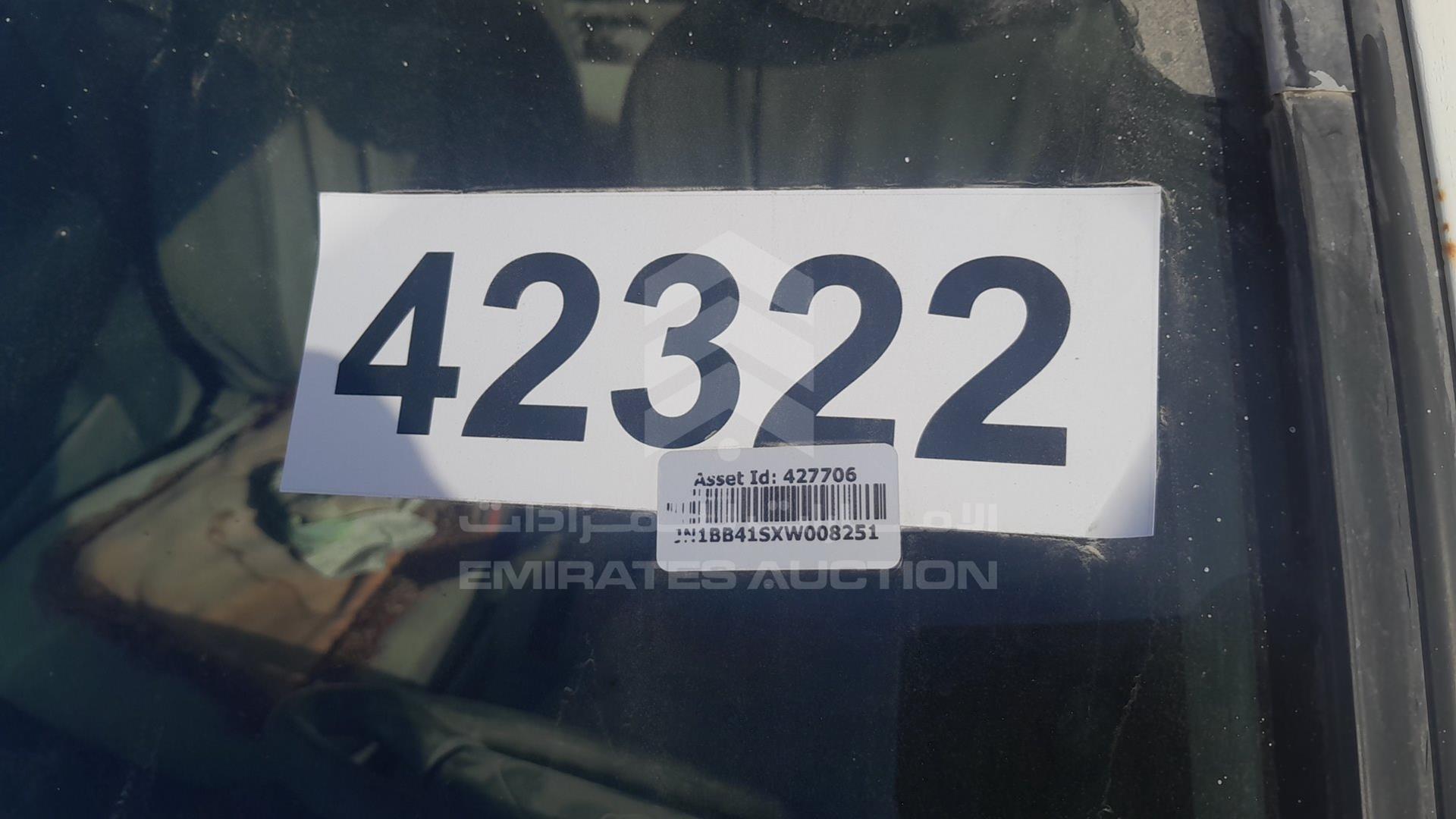 1999 NISSAN SUNNY VIN: JN1BB41SXW008251