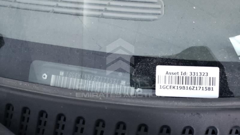 1GCEK19B16Z171581 Auction: EmiratesAuction Lot: 404194 1GCEK19B16Z171581 Chevrolet Silverado 2006 BLACK Photo 3