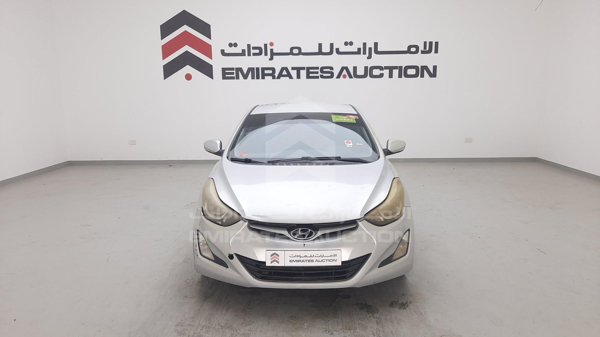 2015 HYUNDAI ELANTRA VIN: KMHDG41E6FU110532