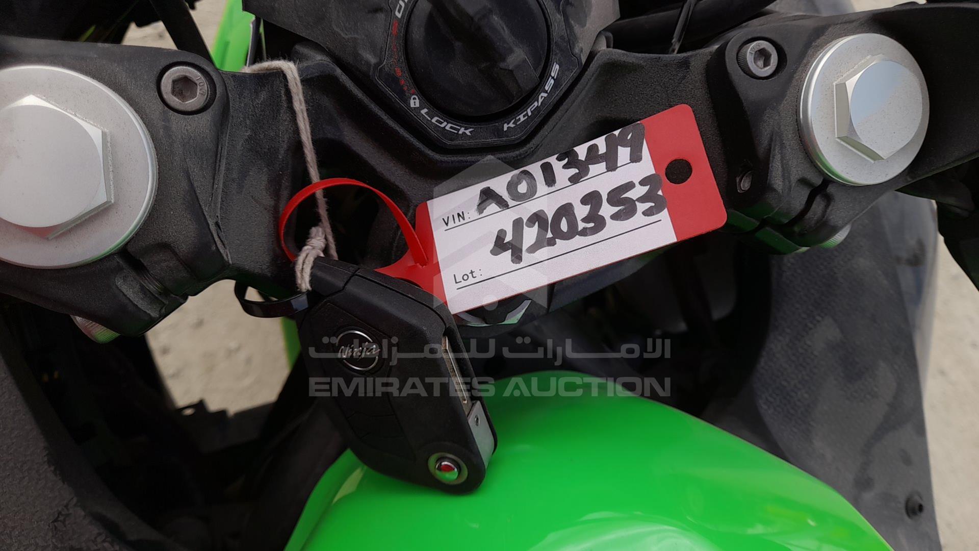 2024 KAWASAKI NINJA 500 VIN: ML5EXGJ16RDA01349