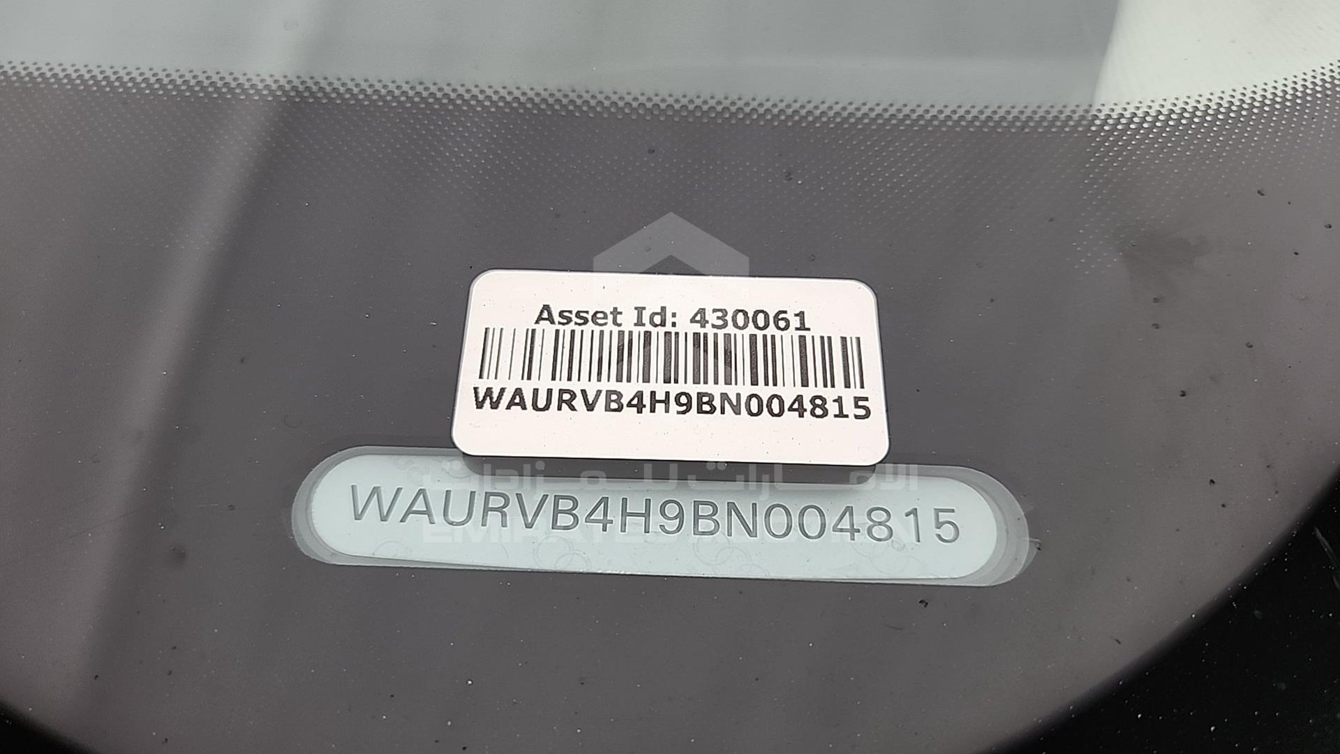 2011 AUDI A8 VIN: WAURVB4H9BN004815