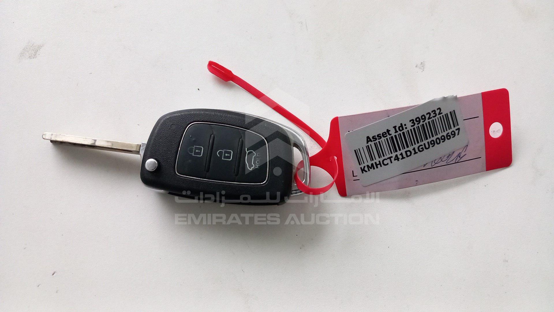 2016 HYUNDAI ACCENT VIN: KMHCT41D1GU909697