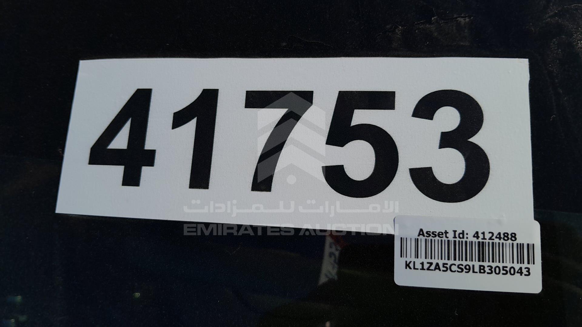 2020 CHEVROLET MALIBU VIN: KL1ZA5CS9LB305043