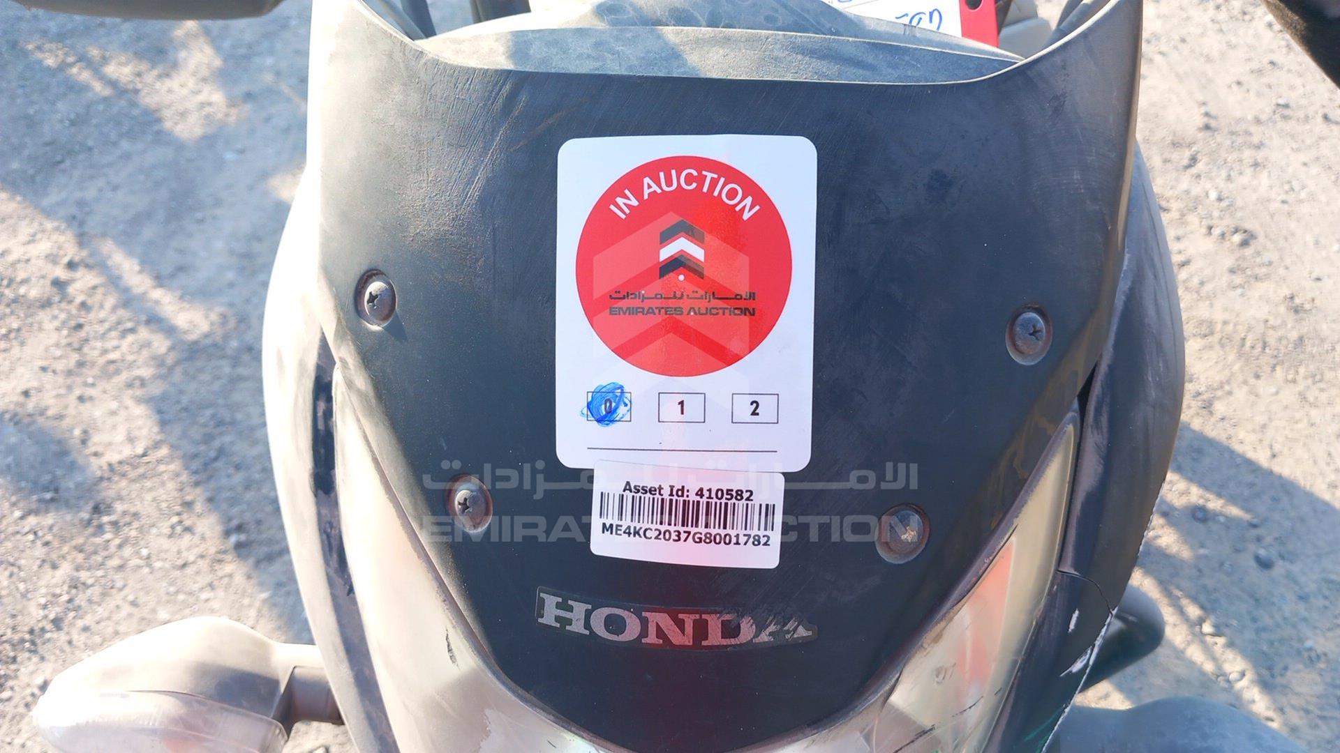 2016 HONDA UNICORN 160 VIN: ME4KC2037G8001782