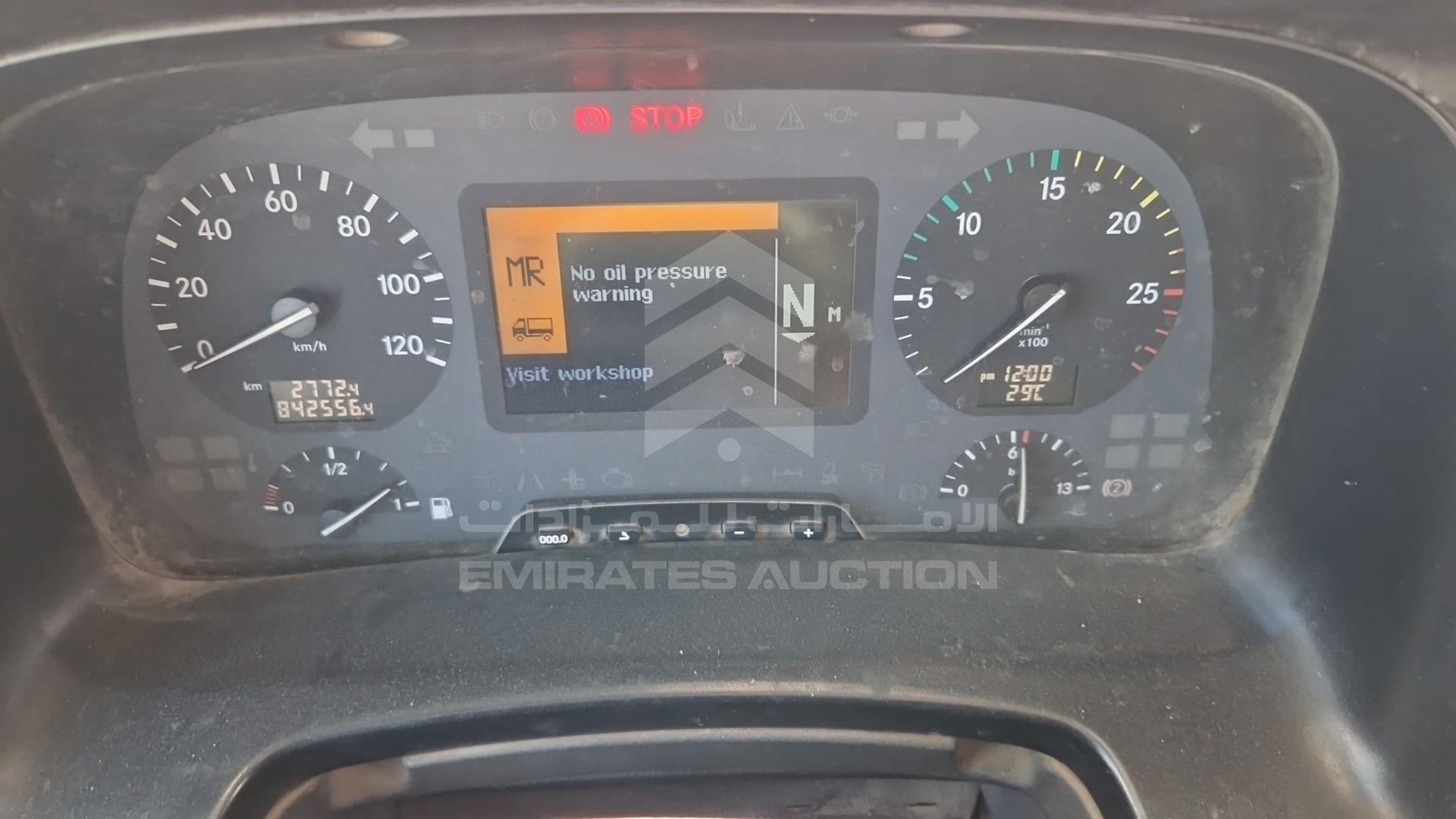 2008 MERCEDES ACTROS VIN: WDAKHCAA98L279424
