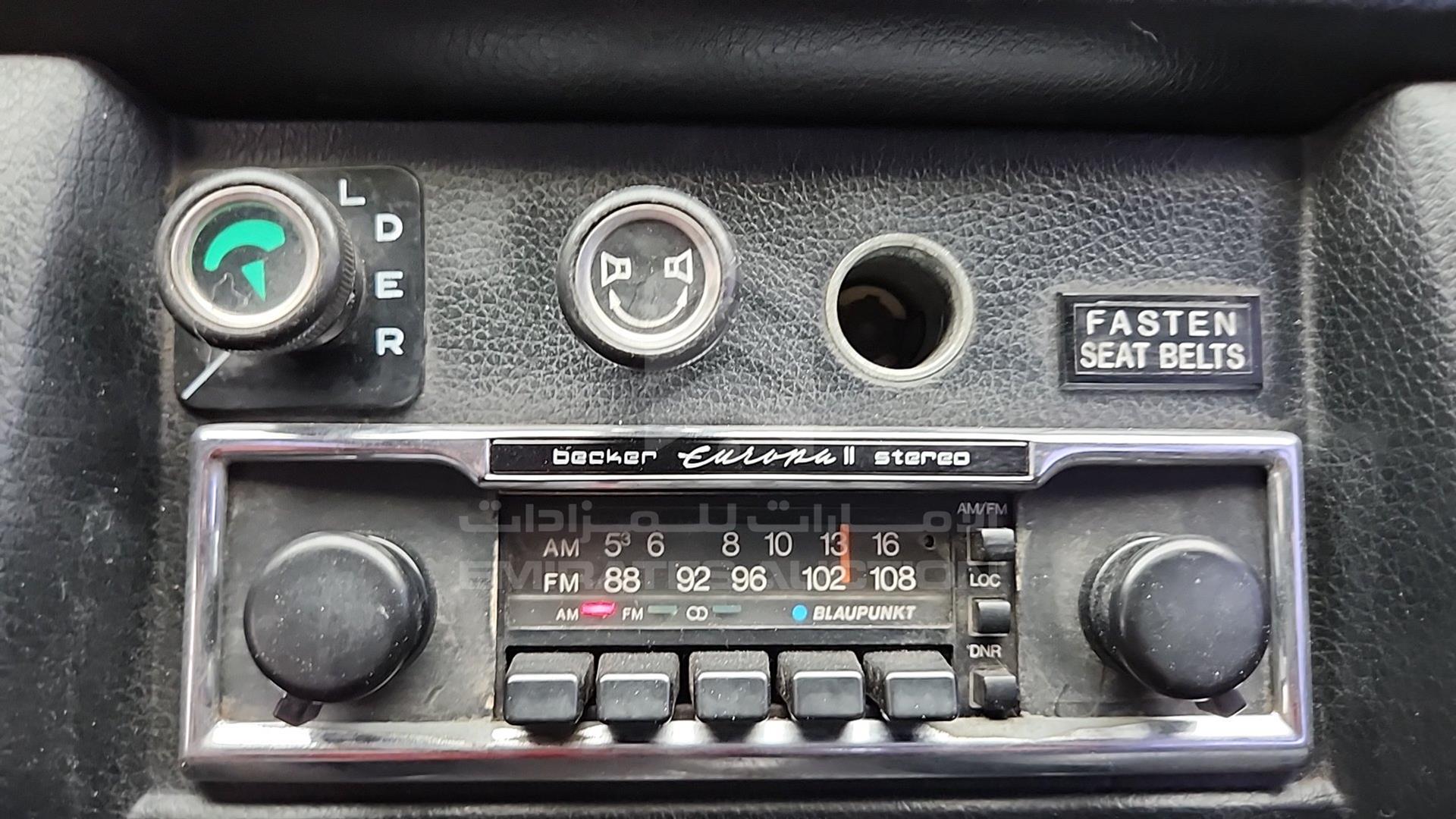 1979 MERCEDES C 280 VIN: 11406012121726