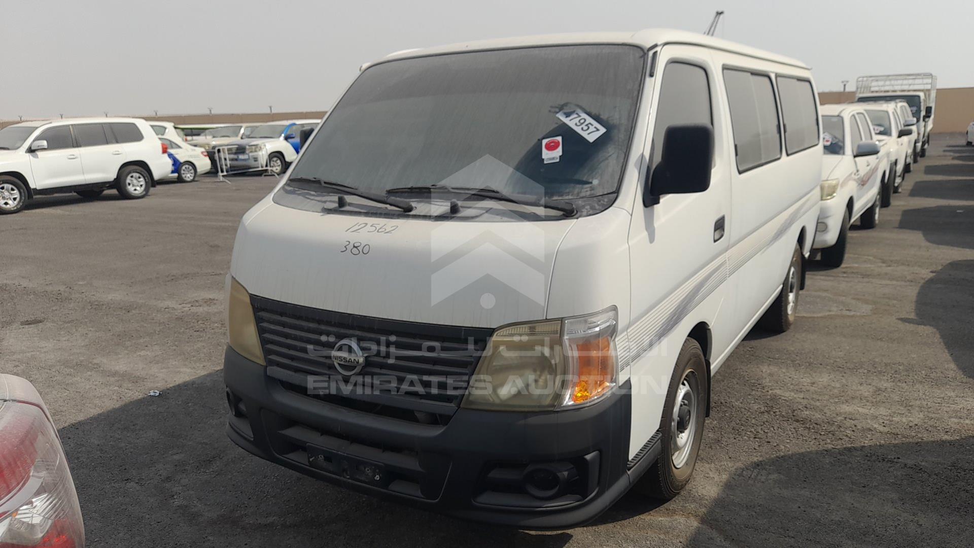 2008 NISSAN URVAN VIN: JN6AE54S88X005607