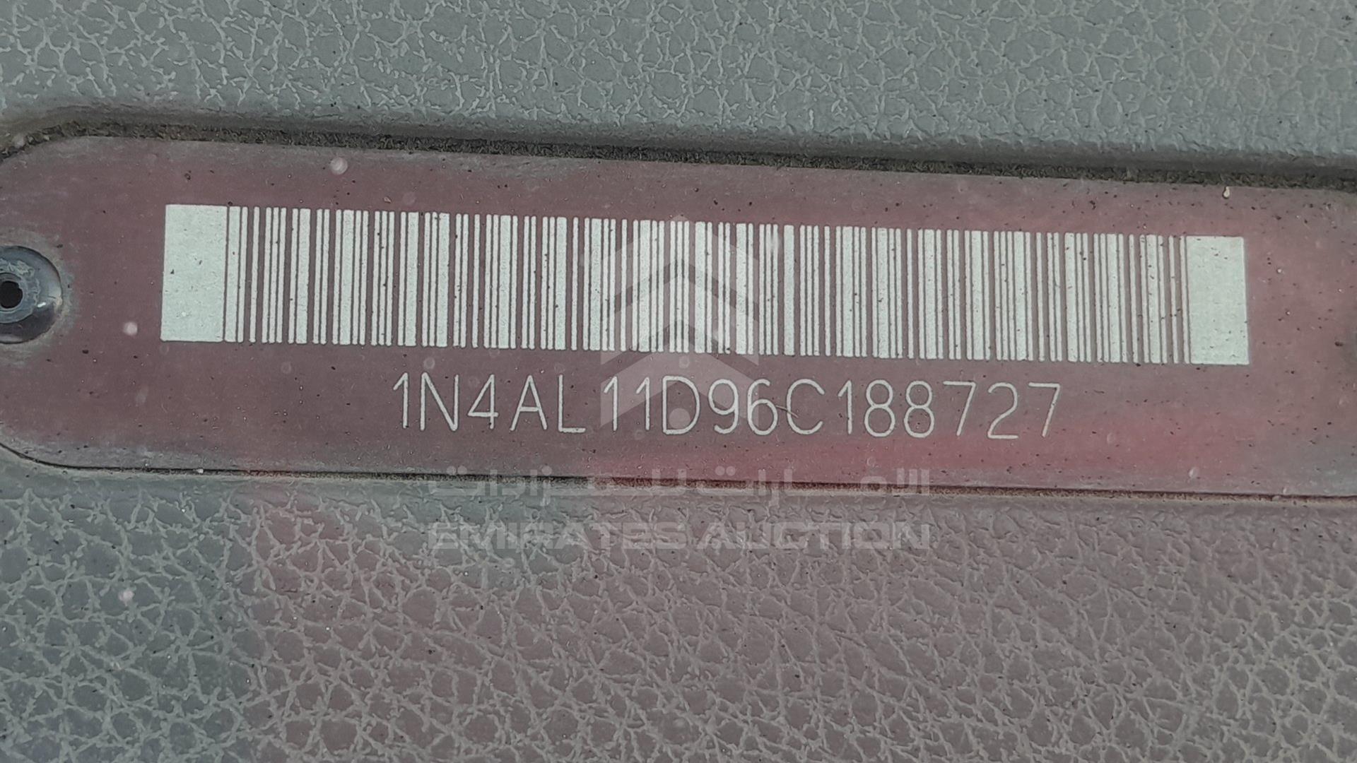 2006 NISSAN ALTIMA VIN: 1N4AL11D96C188727