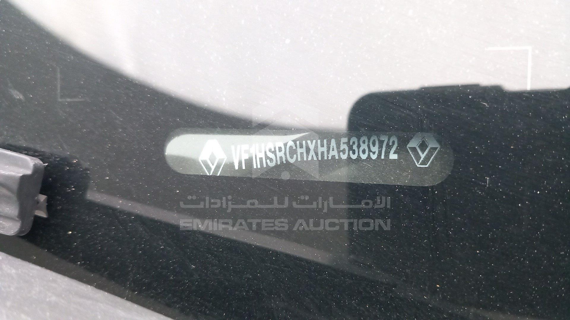 2017 RENAULT DUSTER VIN: VF1HSRCHXHA538972
