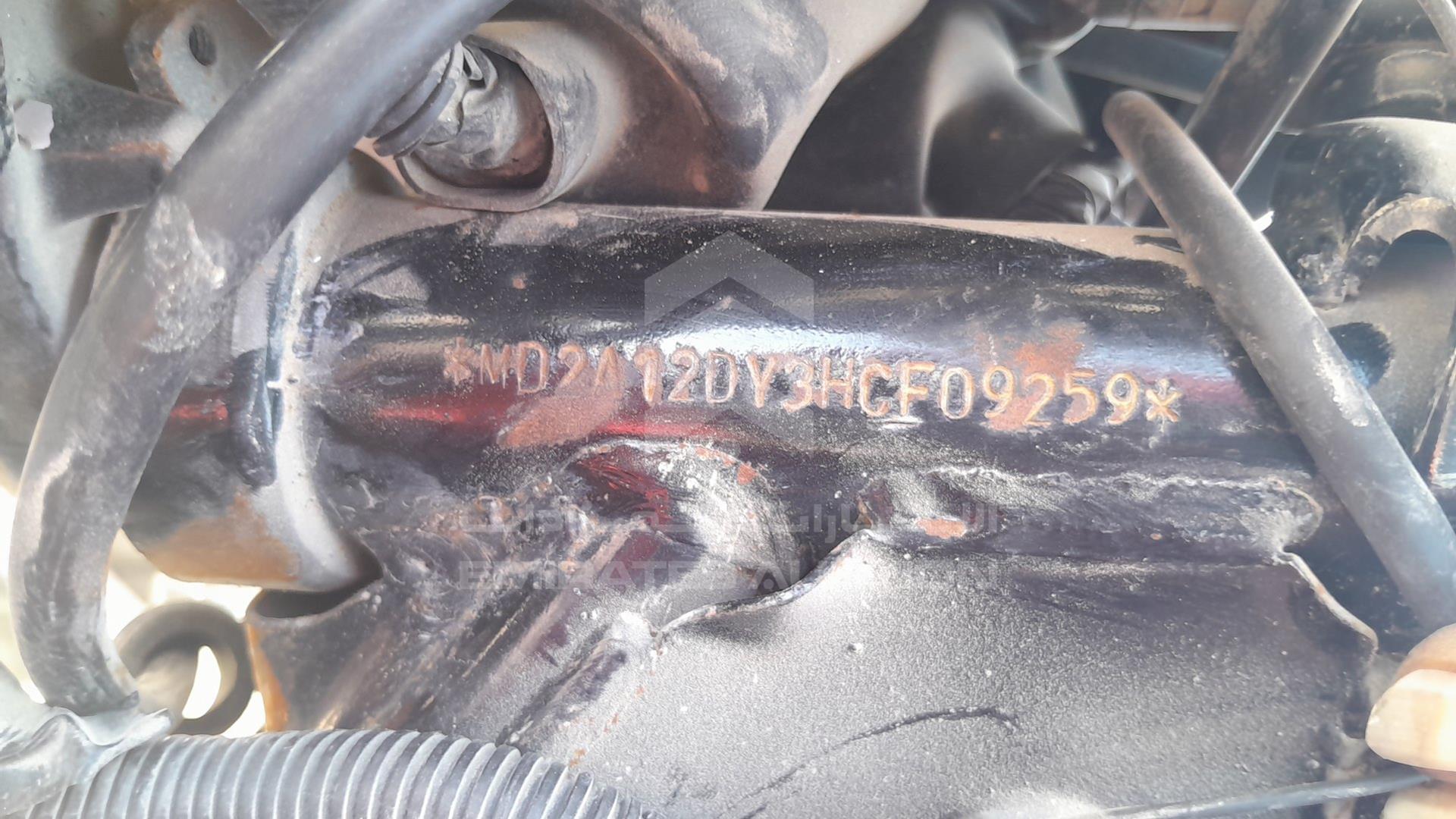 2017 BAJAJ PULSAR VIN: MD2A12DY3HCF09259