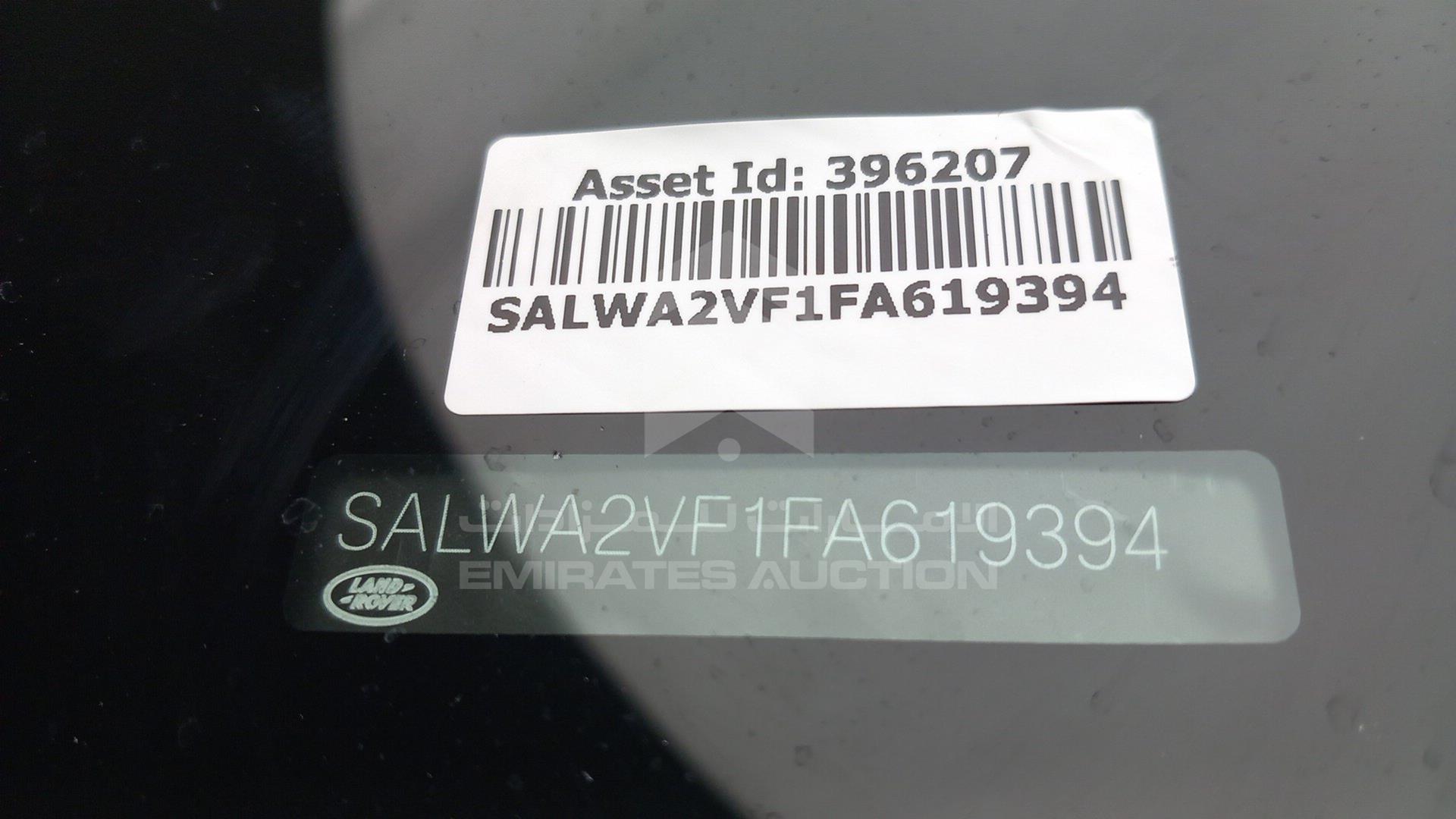 2015 RANGE ROVER SPORT VIN: SALWA2VF1FA619394